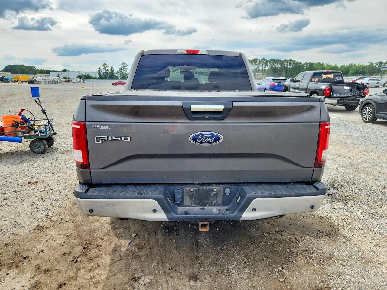 2015 Ford F150 Supercrew Gray vin: 1FTEW1CP6FKD98038