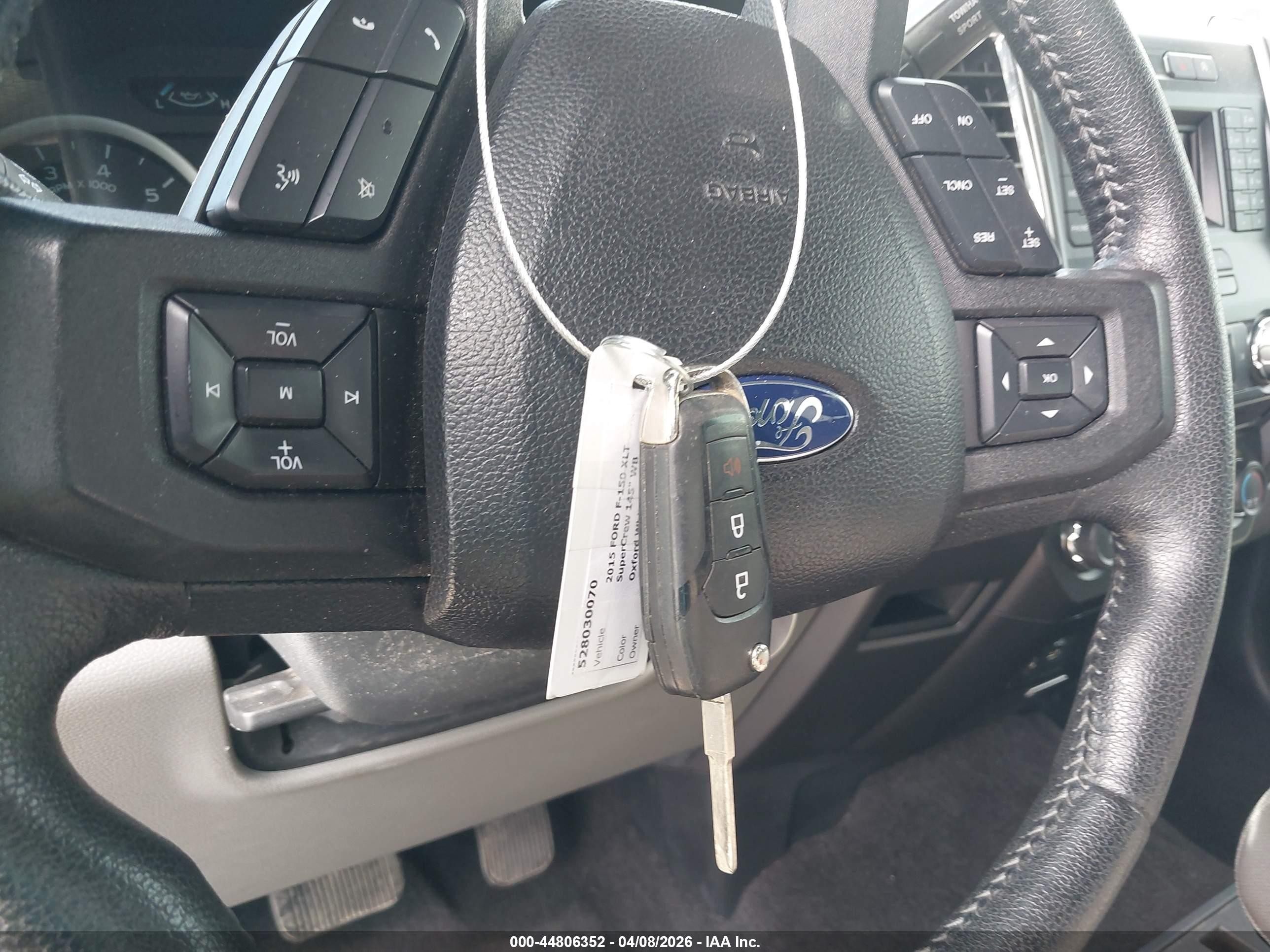 2015 Ford F-150 Xlt White vin: 1FTEW1CP6FKE48212