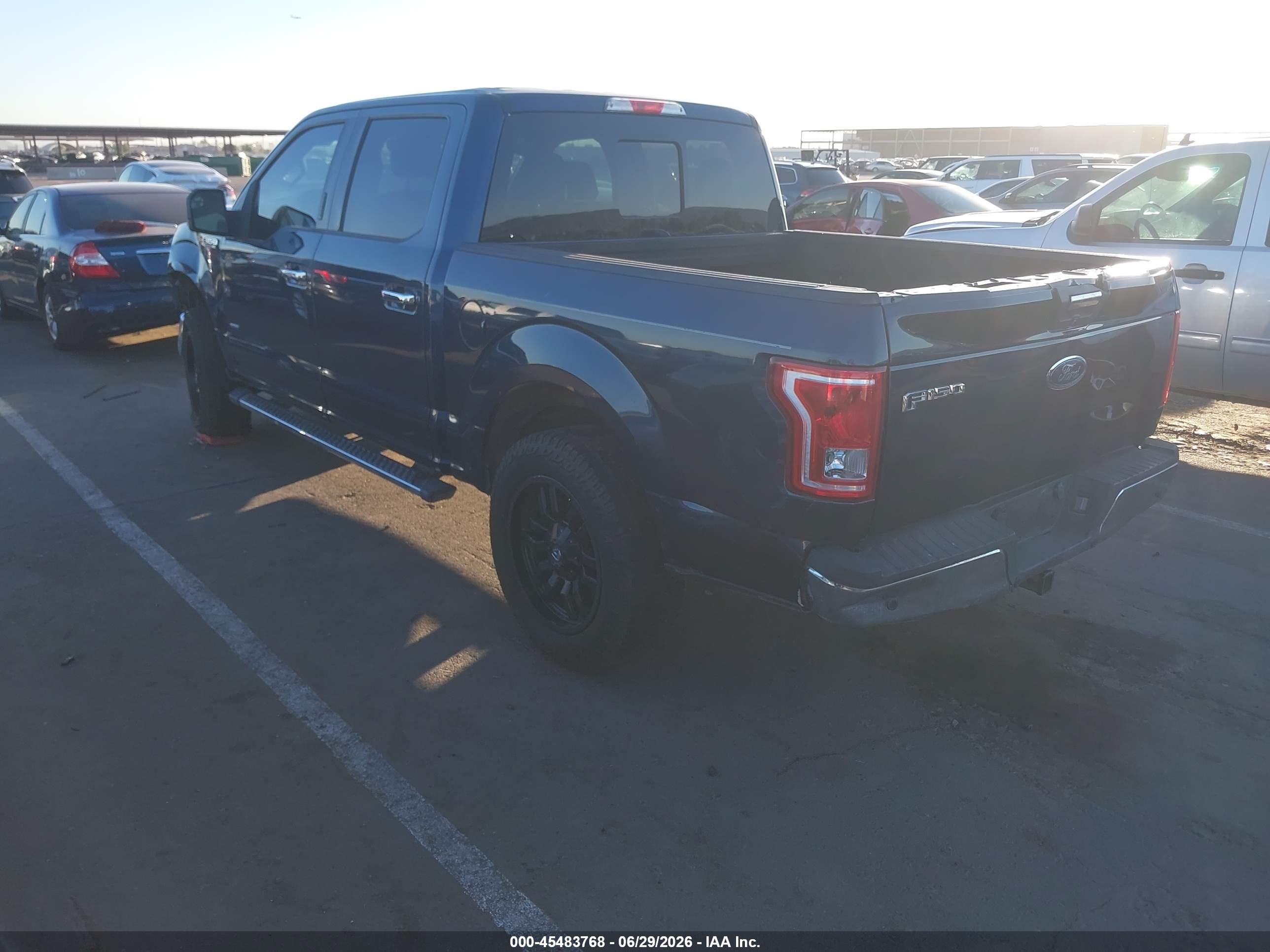 2015 Ford F-150 Lariat/xl/xlt Blue vin: 1FTEW1CP6FKE76589
