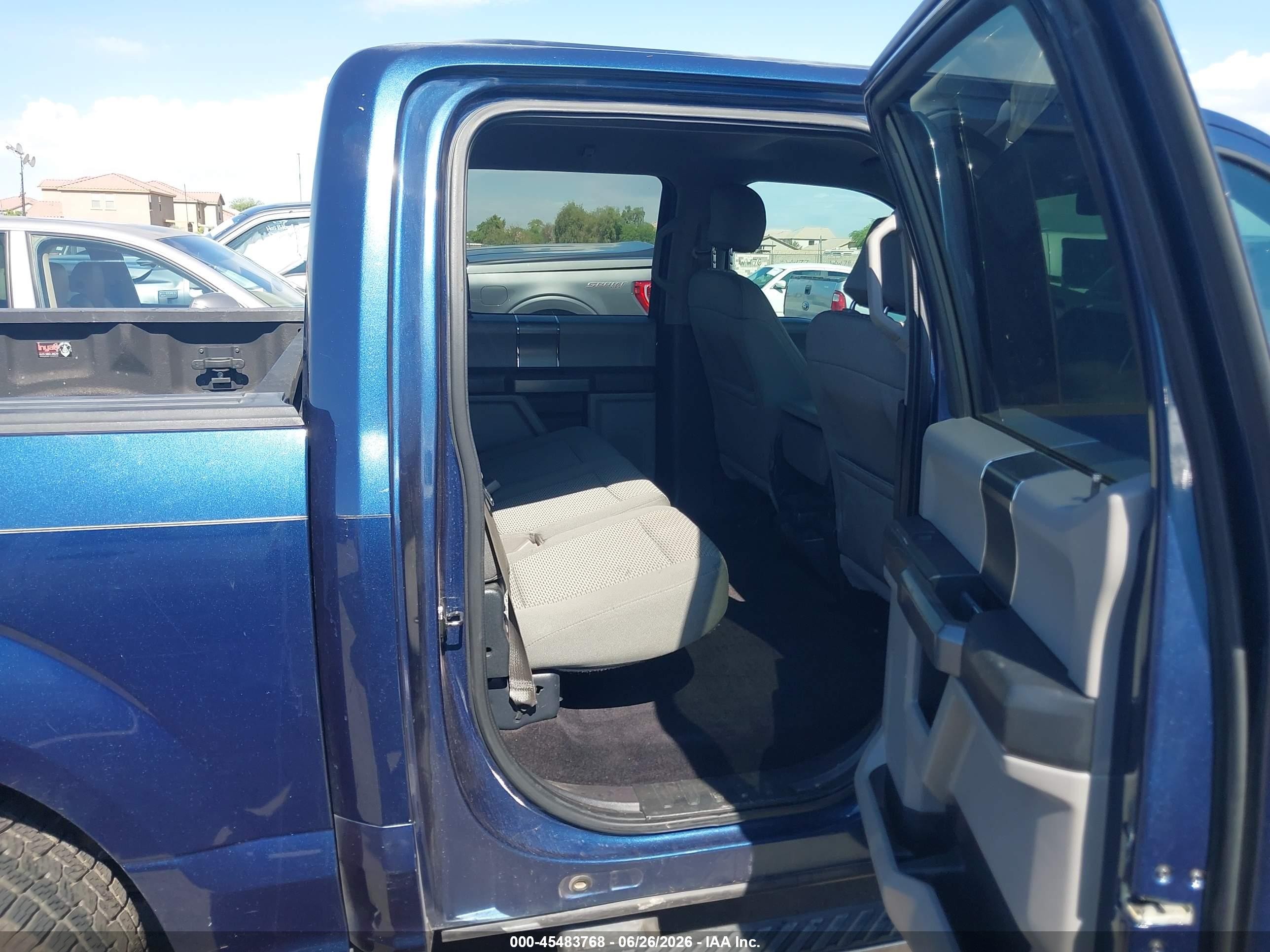 2015 Ford F-150 Lariat/xl/xlt Blue vin: 1FTEW1CP6FKE76589