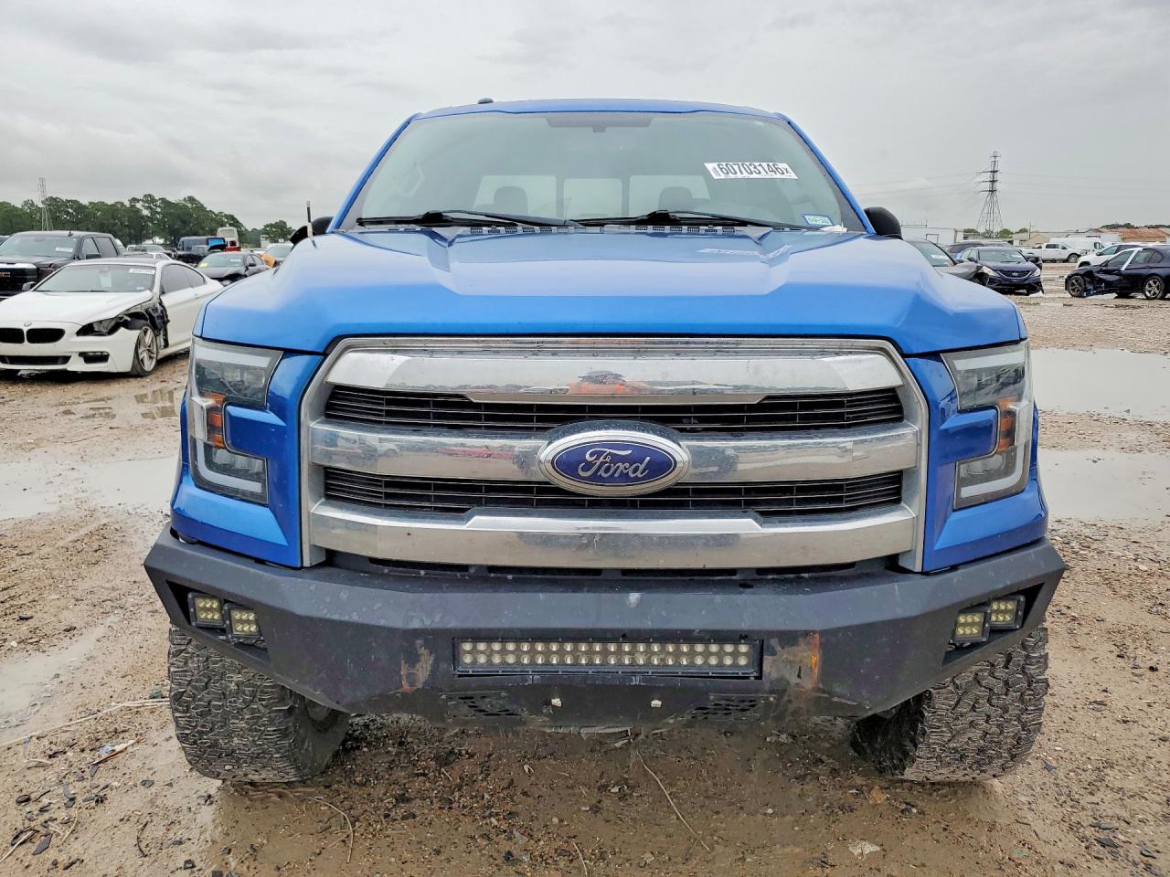 2015 Ford F150 Supercrew Синий vin: 1FTEW1CP6FKF03368