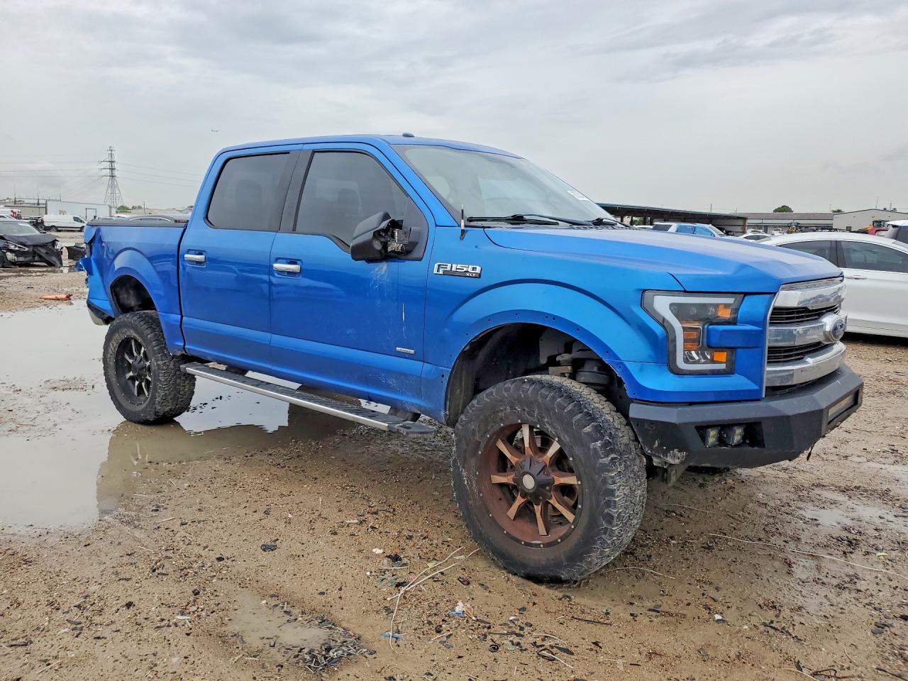 2015 Ford F150 Supercrew Синий vin: 1FTEW1CP6FKF03368