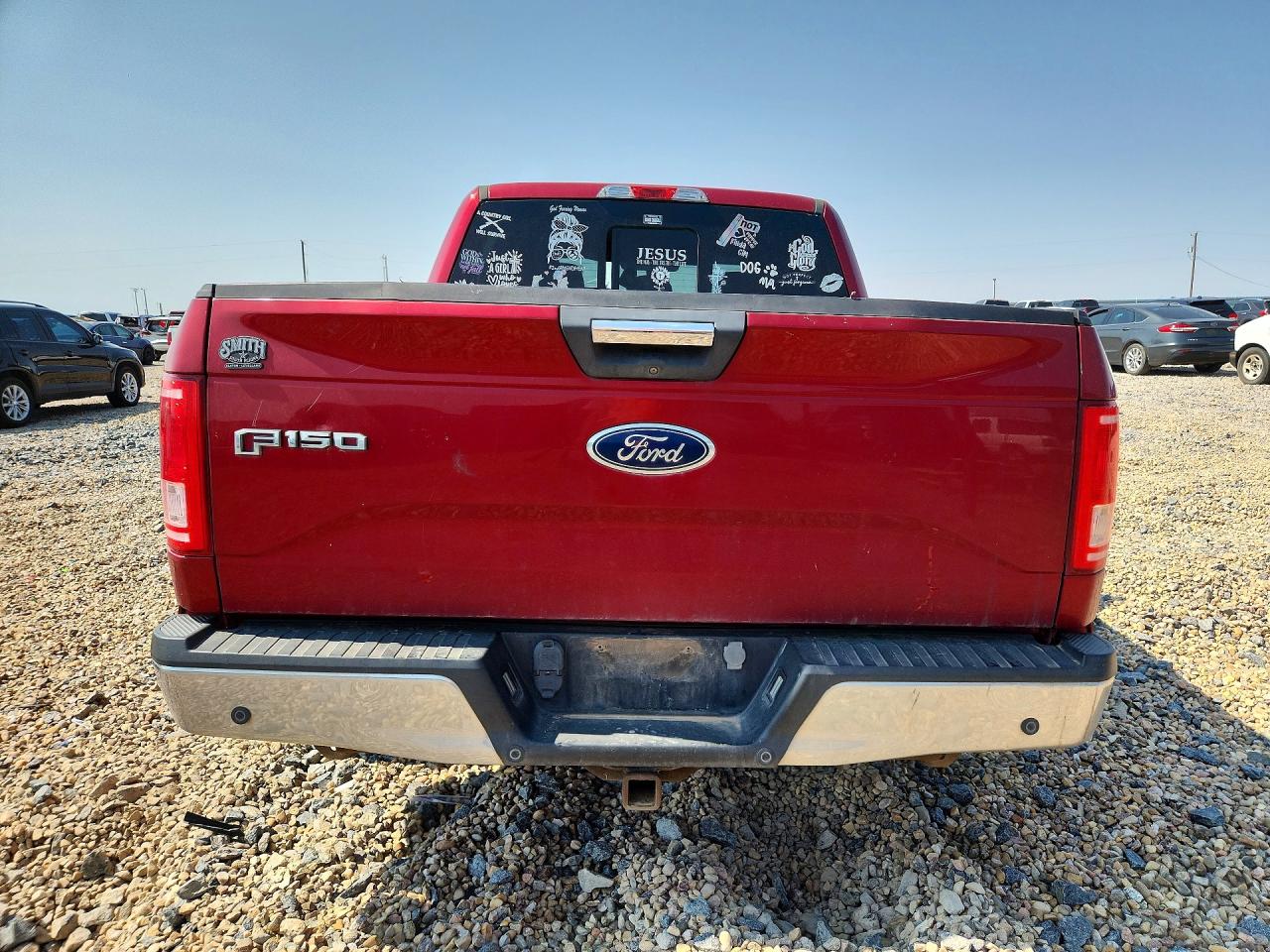 2015 Ford F150 Supercrew Red vin: 1FTEW1CP6FKF17612