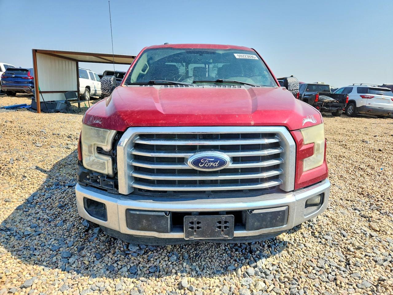 2015 Ford F150 Supercrew Red vin: 1FTEW1CP6FKF17612