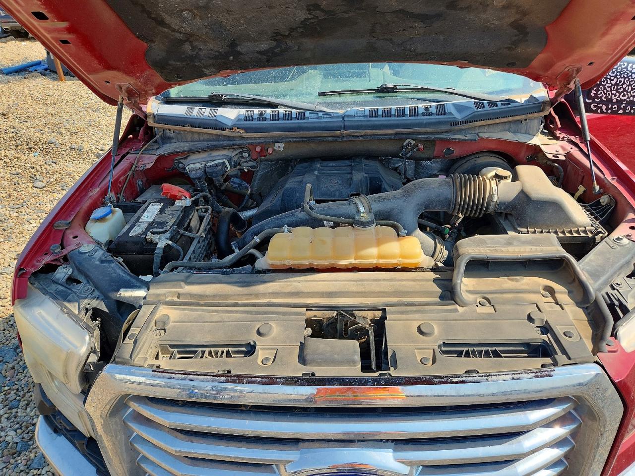 2015 Ford F150 Supercrew Red vin: 1FTEW1CP6FKF17612