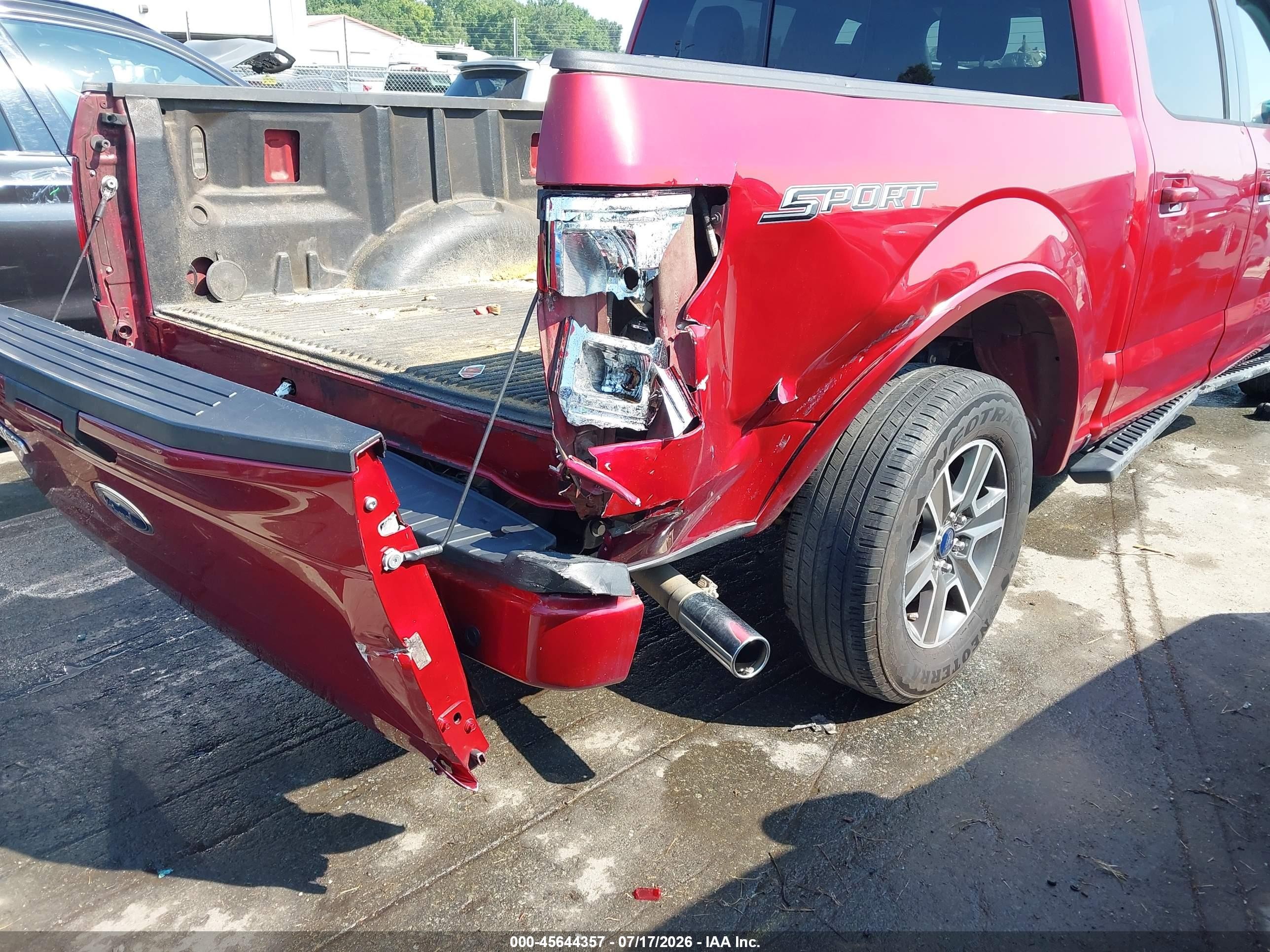 2016 Ford F-150 Xlt Red vin: 1FTEW1CP6GFA75490