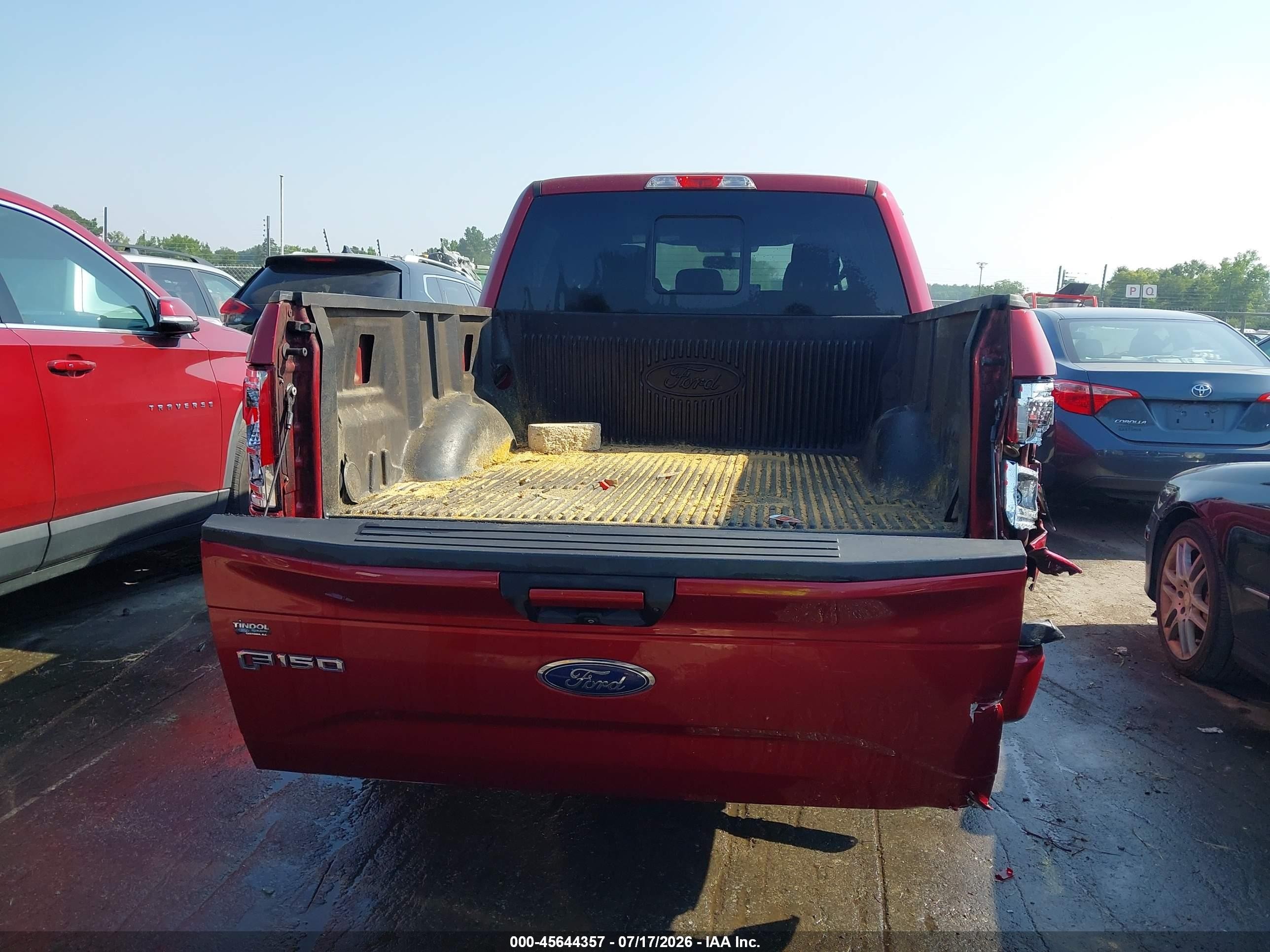 2016 Ford F-150 Xlt Red vin: 1FTEW1CP6GFA75490