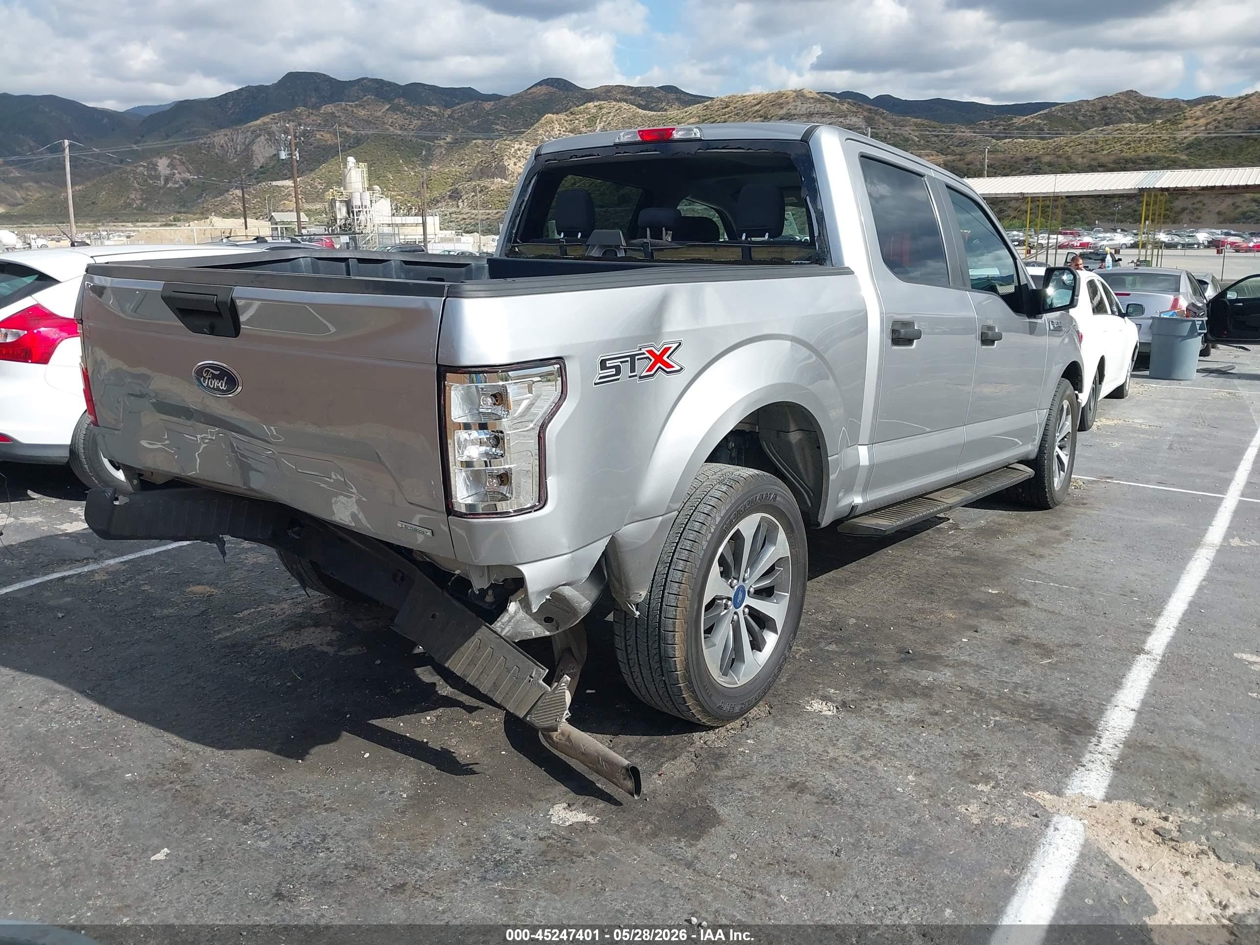 2020 Ford F-150 Xl Silver vin: 1FTEW1CP6LKE25038