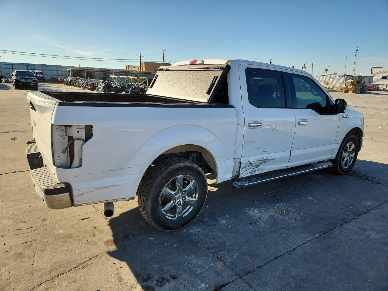2020 Ford F150 Supercrew White vin: 1FTEW1CP6LKF46071