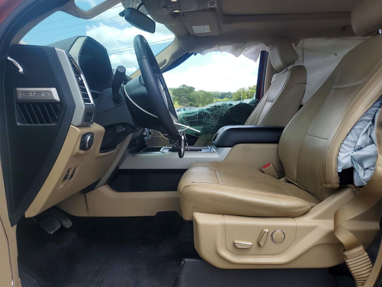 2015 Ford F150 Supercrew Red vin: 1FTEW1CP7FFC30515