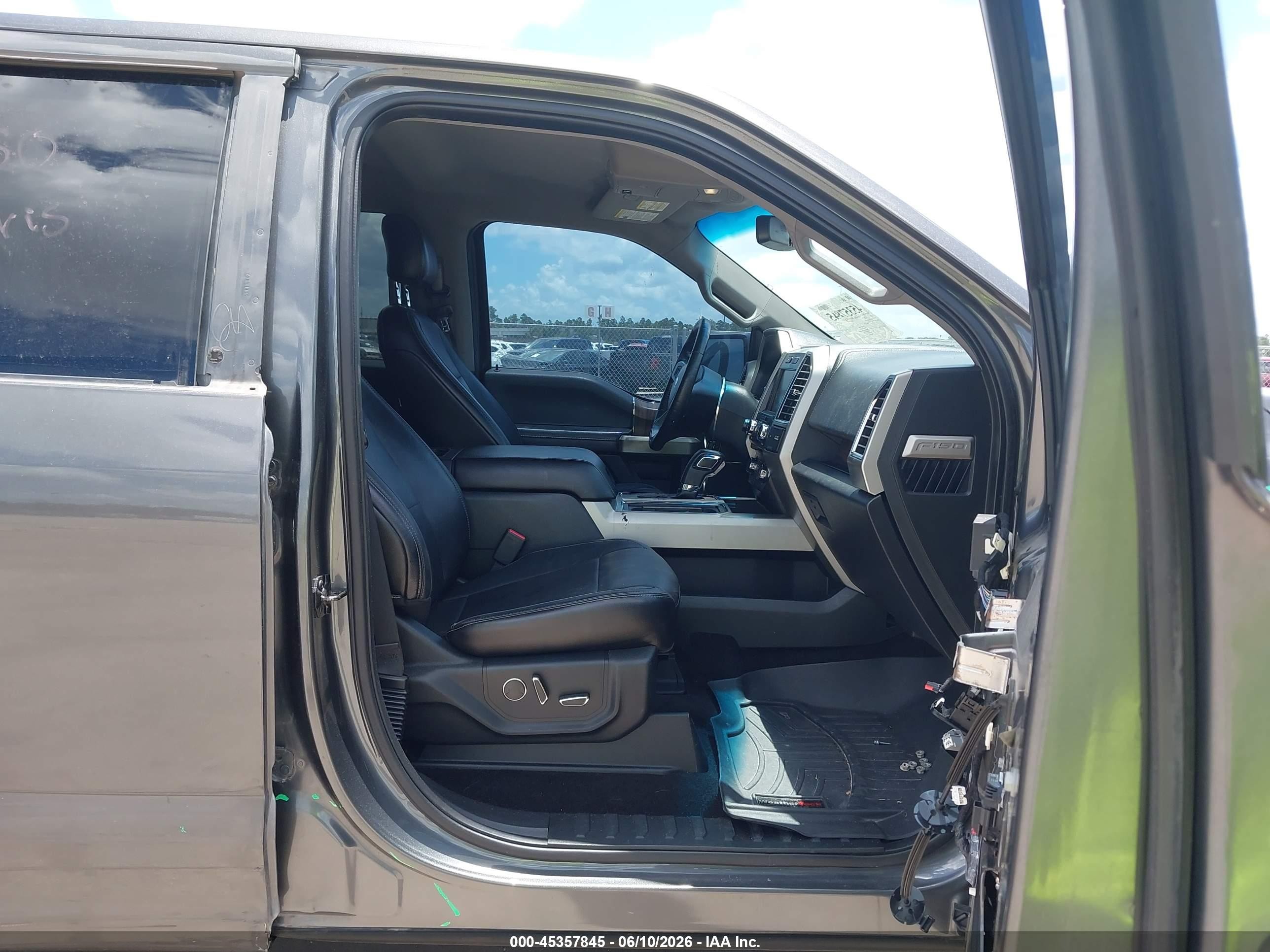 2015 Ford F-150 Lariat Gray vin: 1FTEW1CP7FKD34011