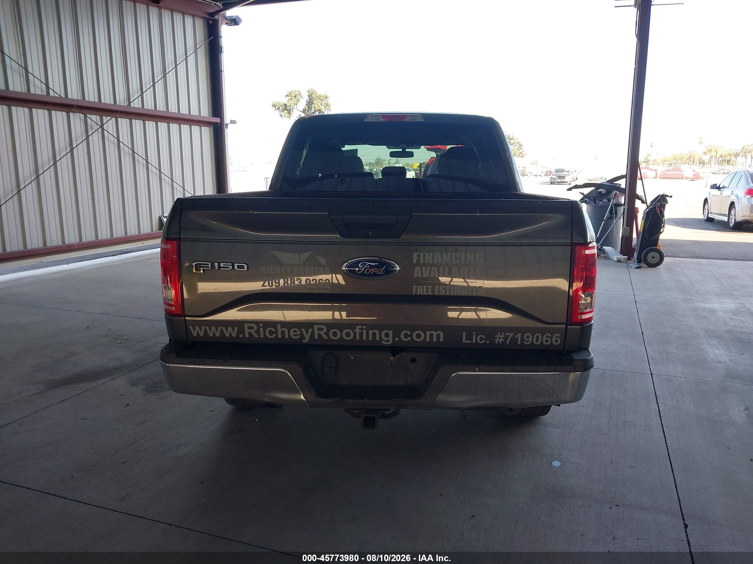 2015 Ford F-150 Xlt Gray vin: 1FTEW1CP7FKD69051