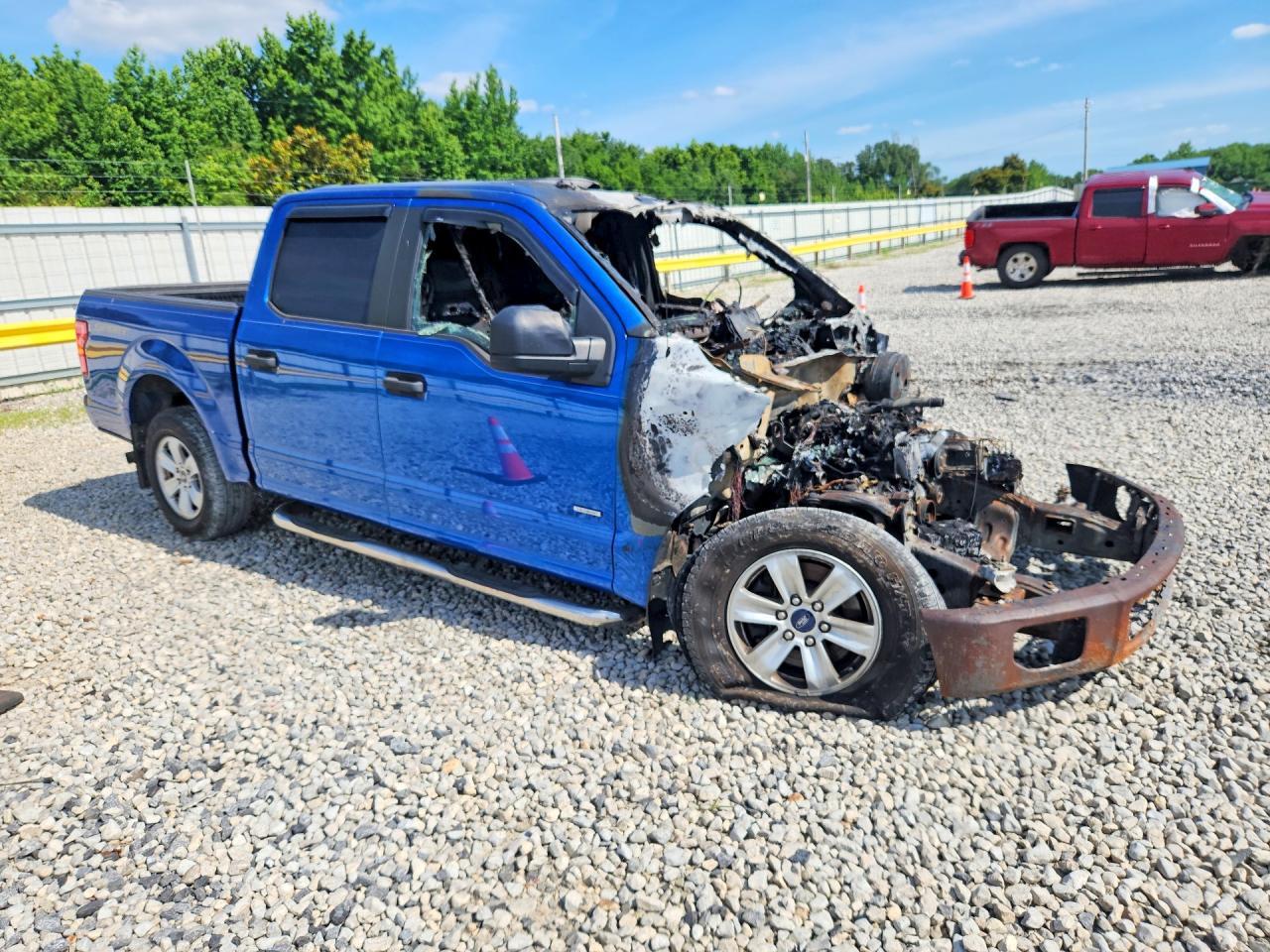 2015 Ford F150 Supercrew Blue vin: 1FTEW1CP7FKE34240