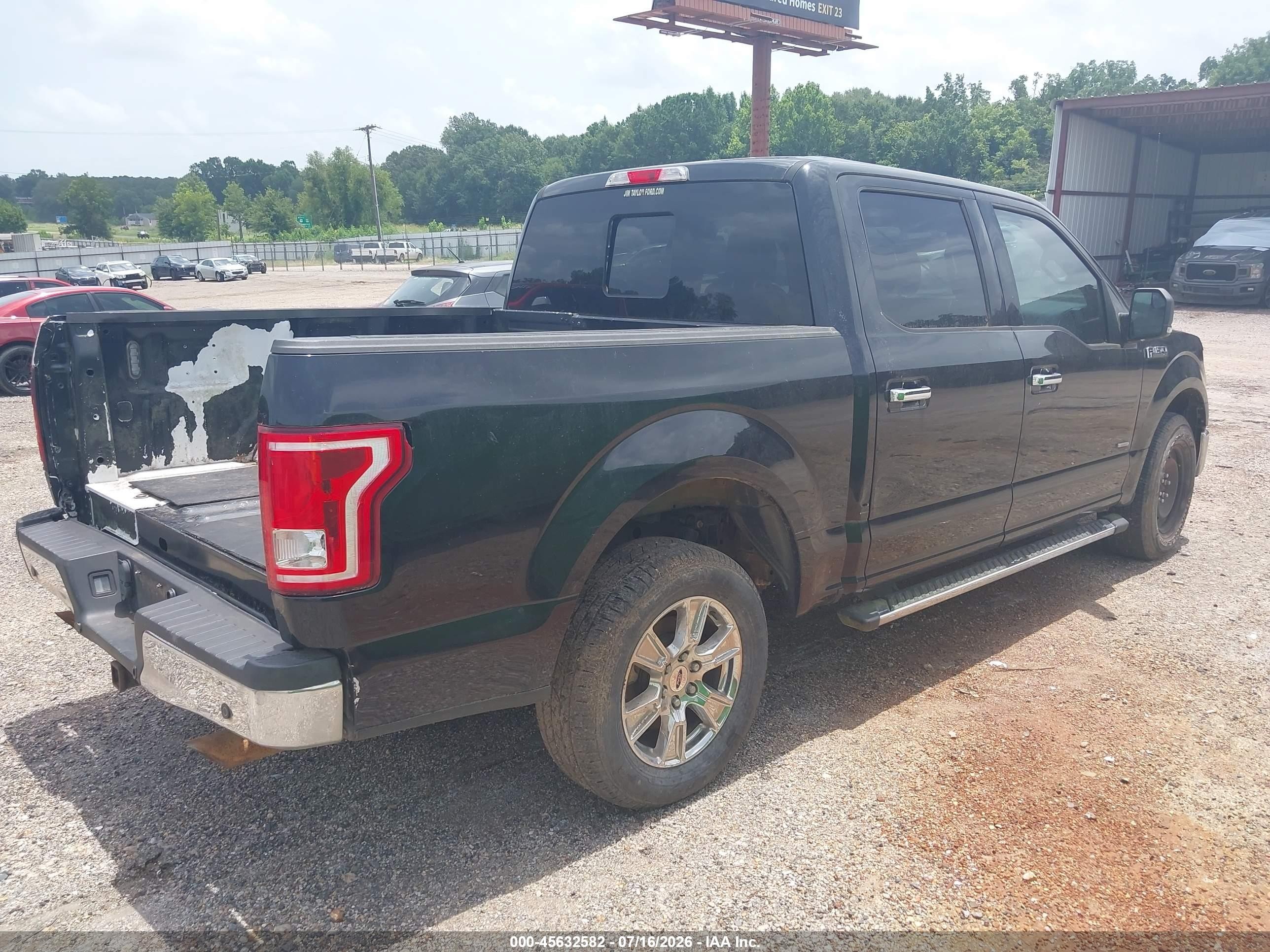 2015 Ford F-150 Xlt Black vin: 1FTEW1CP7FKE67982