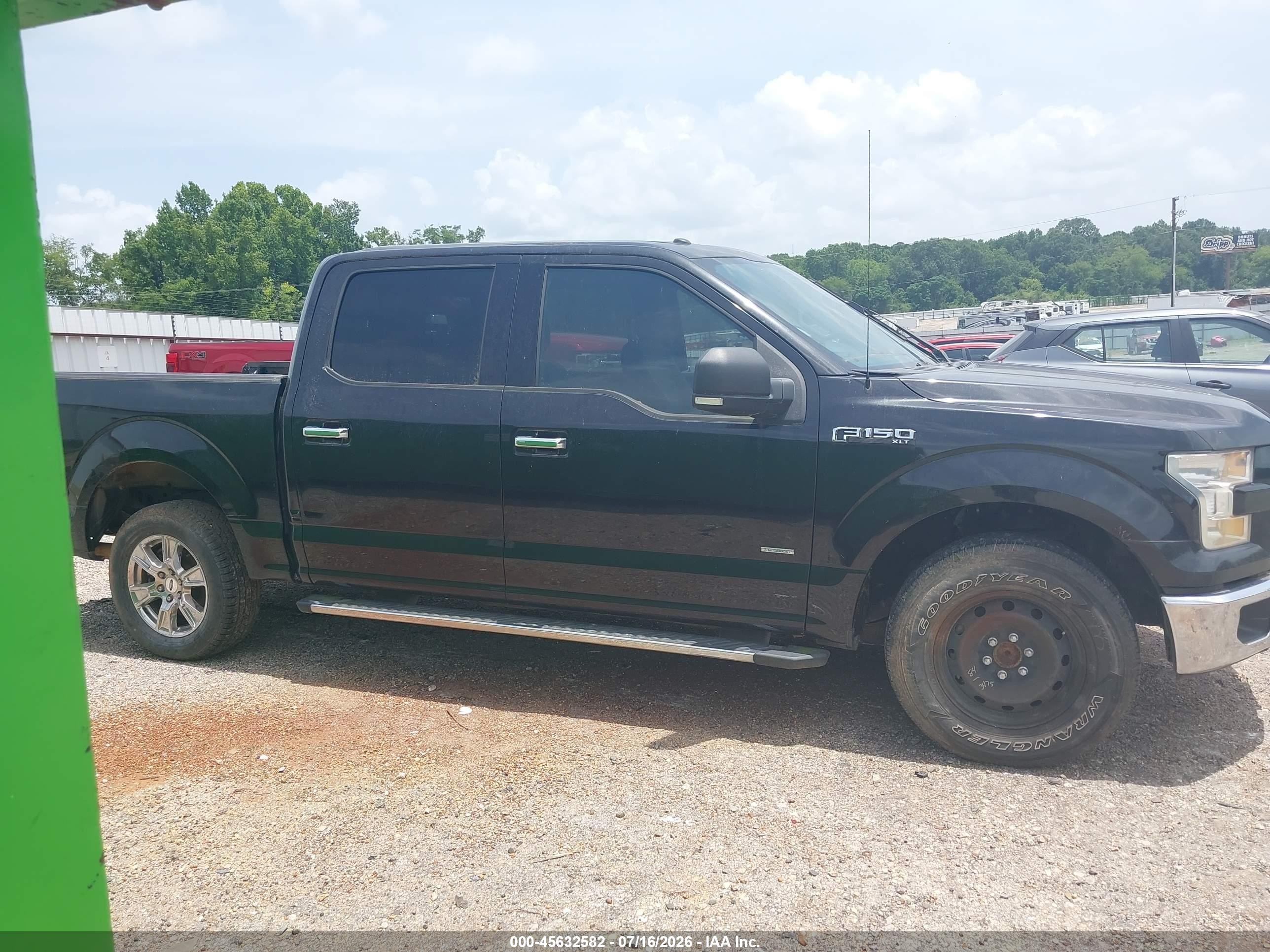 2015 Ford F-150 Xlt Black vin: 1FTEW1CP7FKE67982