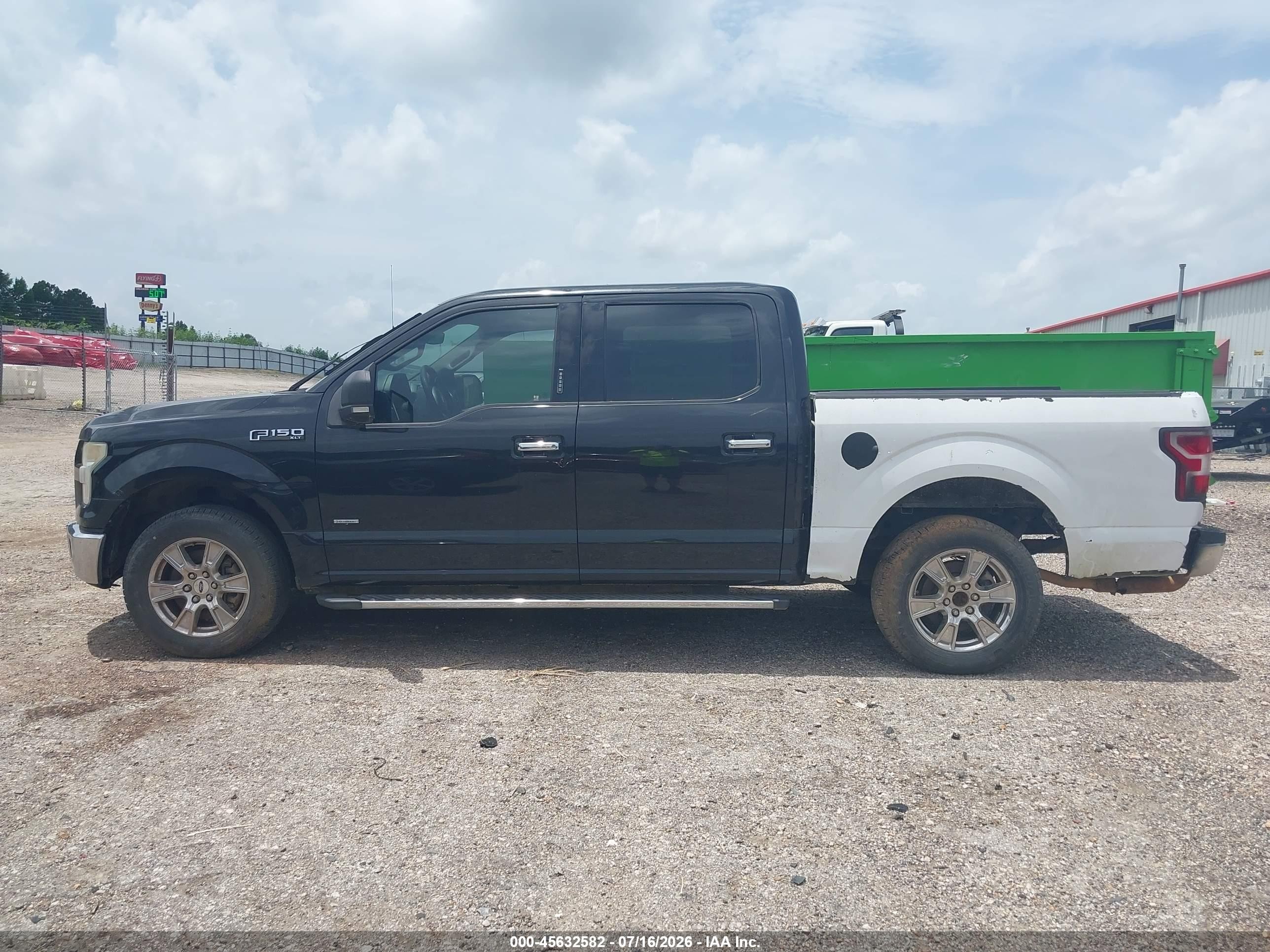 2015 Ford F-150 Xlt Black vin: 1FTEW1CP7FKE67982