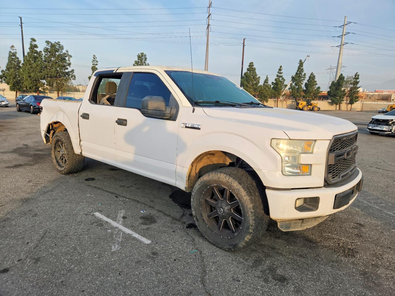 2015 Ford F150 Supercrew Белый vin: 1FTEW1CP7FKE76066