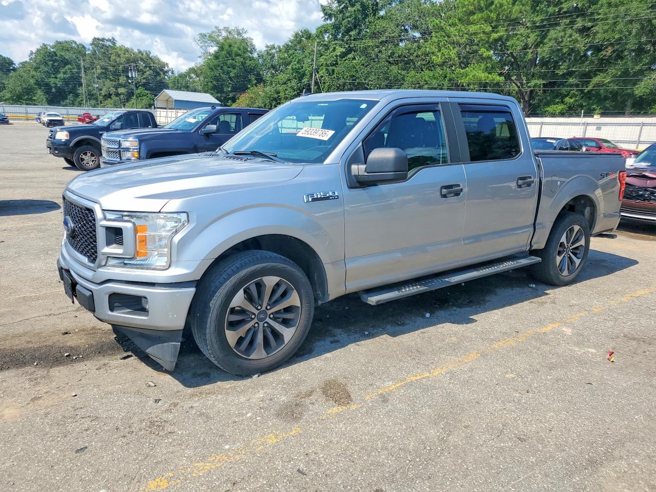 2020 Ford F150 Supercrew Silver vin: 1FTEW1CP7LKE85135