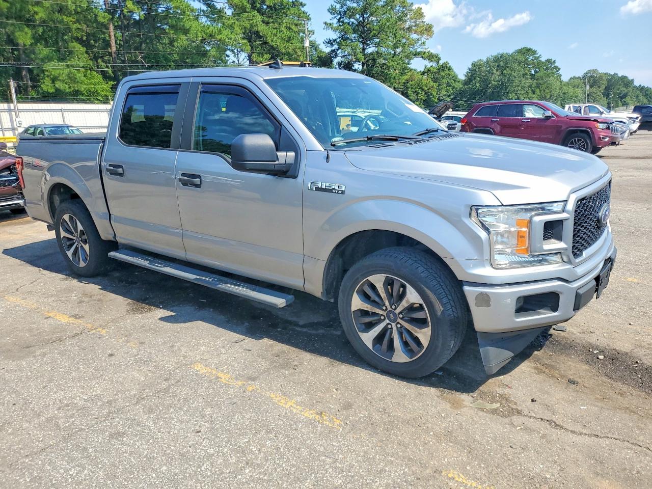 2020 Ford F150 Supercrew Silver vin: 1FTEW1CP7LKE85135