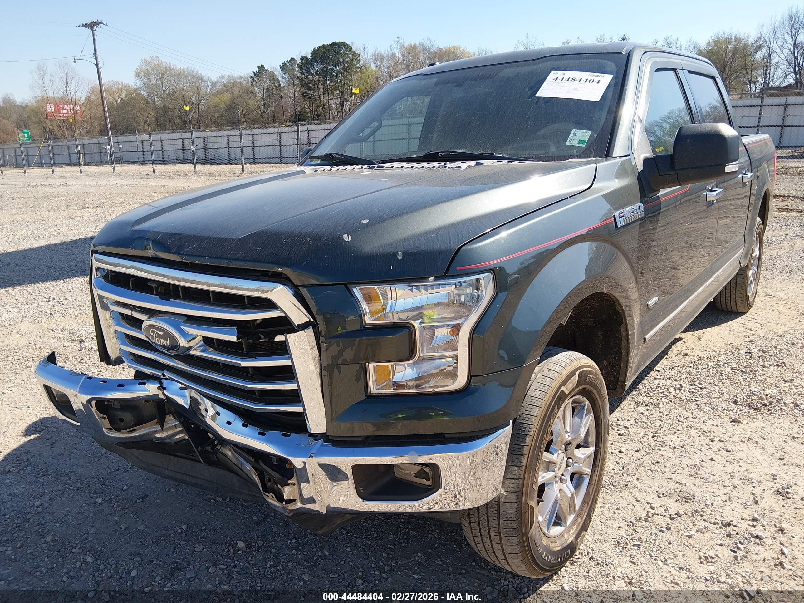 2015 Ford F-150 Xlt Green vin: 1FTEW1CP8FFB19567