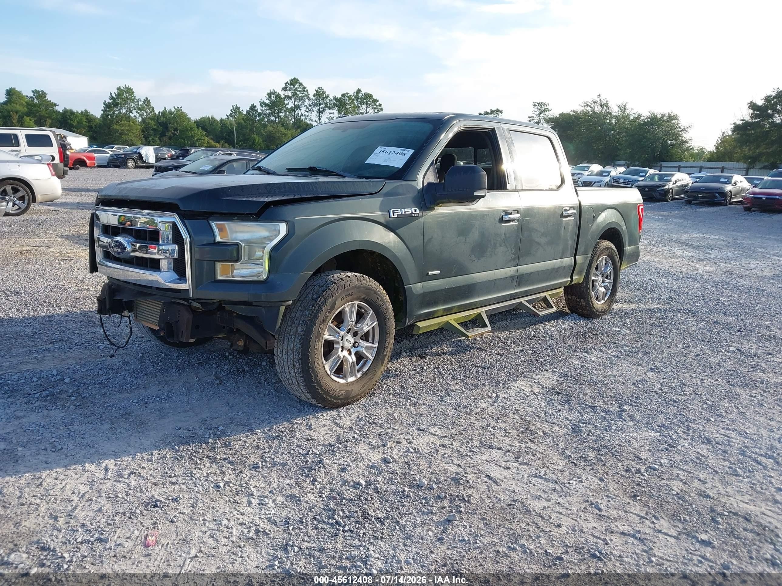 2015 Ford F-150 Xlt Gray vin: 1FTEW1CP8FFC47906