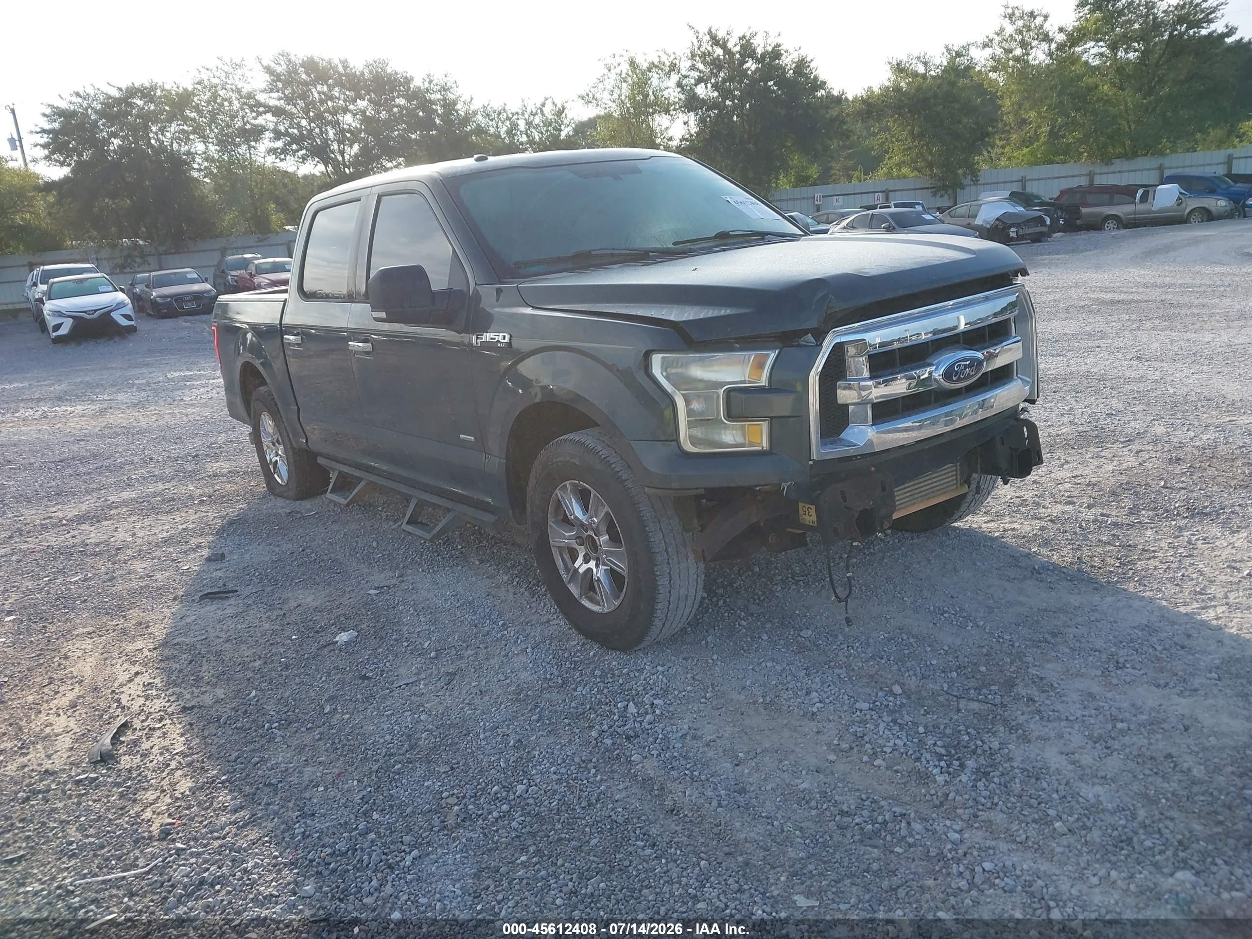 2015 Ford F-150 Xlt Gray vin: 1FTEW1CP8FFC47906