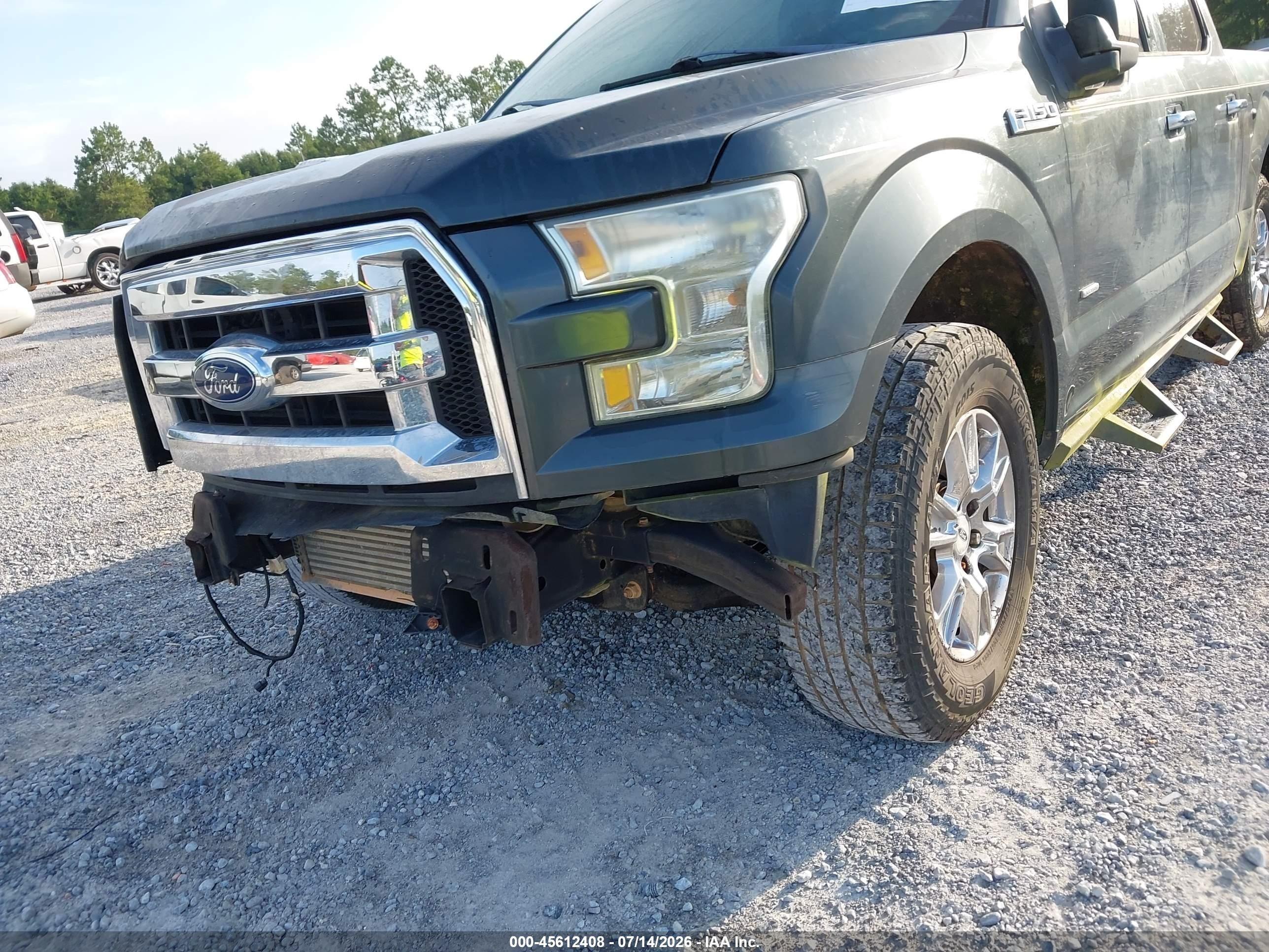 2015 Ford F-150 Xlt Gray vin: 1FTEW1CP8FFC47906