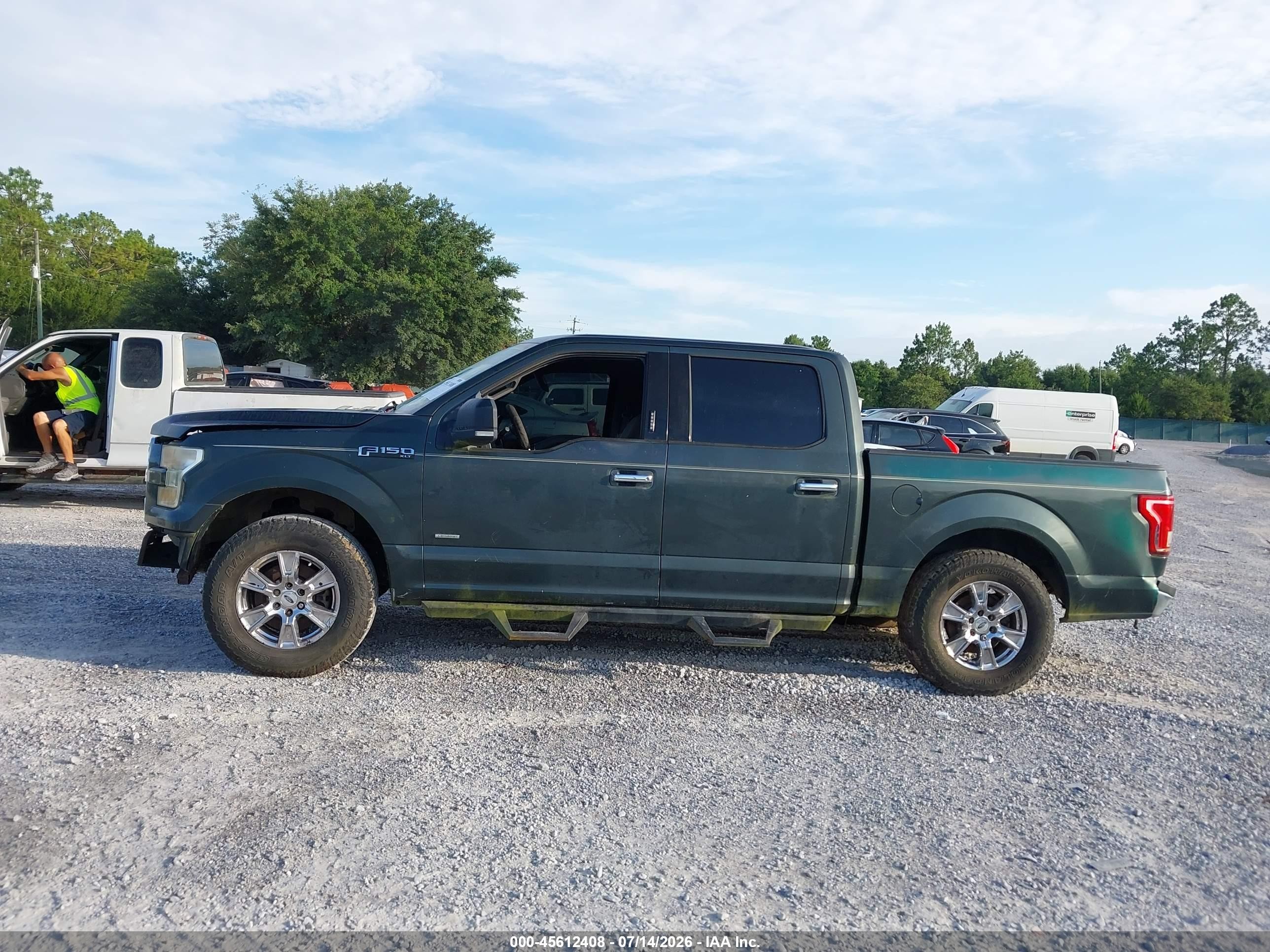 2015 Ford F-150 Xlt Gray vin: 1FTEW1CP8FFC47906