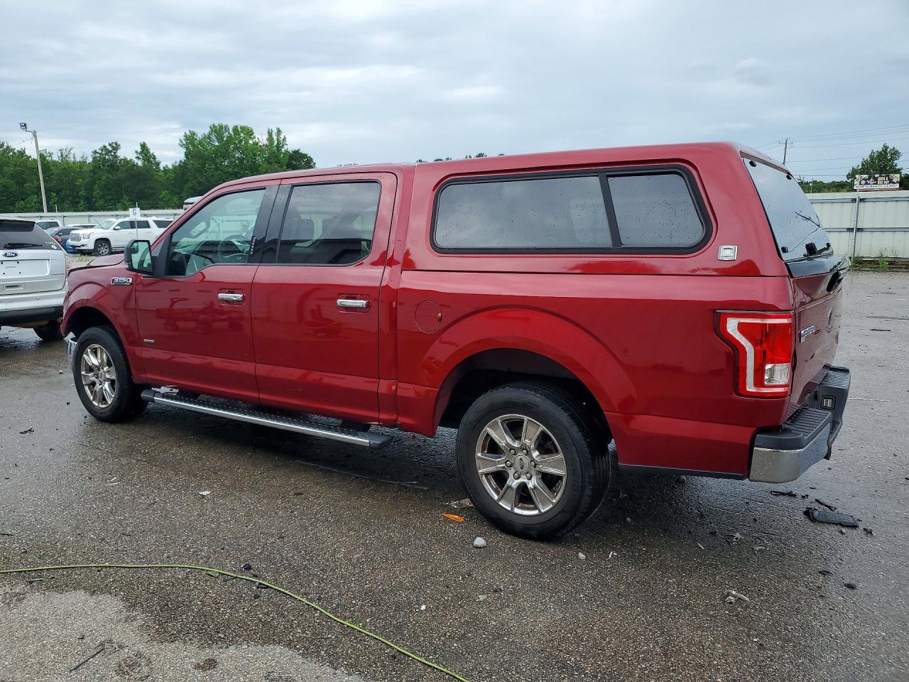 2015 Ford F150 Supercrew Red vin: 1FTEW1CP8FFC57772