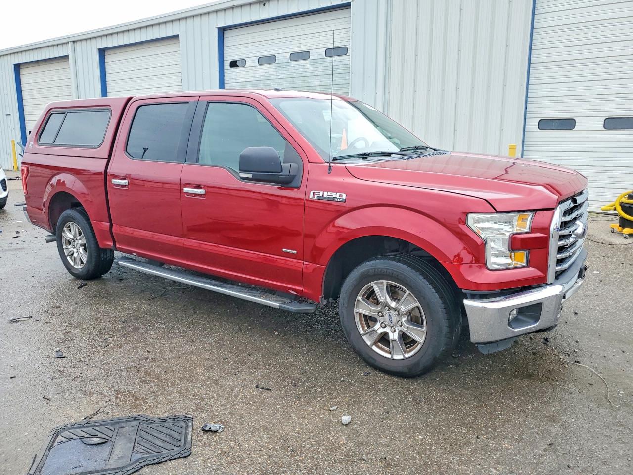 2015 Ford F150 Supercrew Red vin: 1FTEW1CP8FFC57772