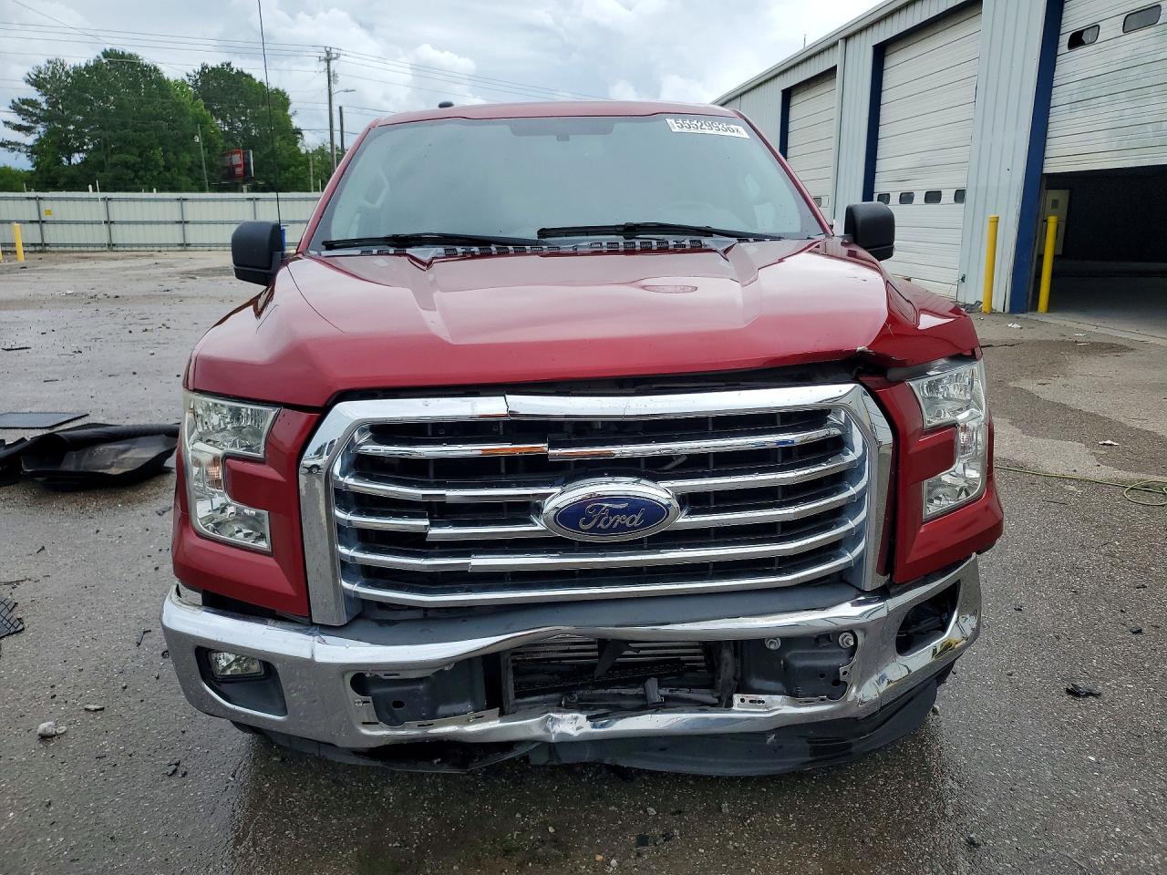 2015 Ford F150 Supercrew Red vin: 1FTEW1CP8FFC57772