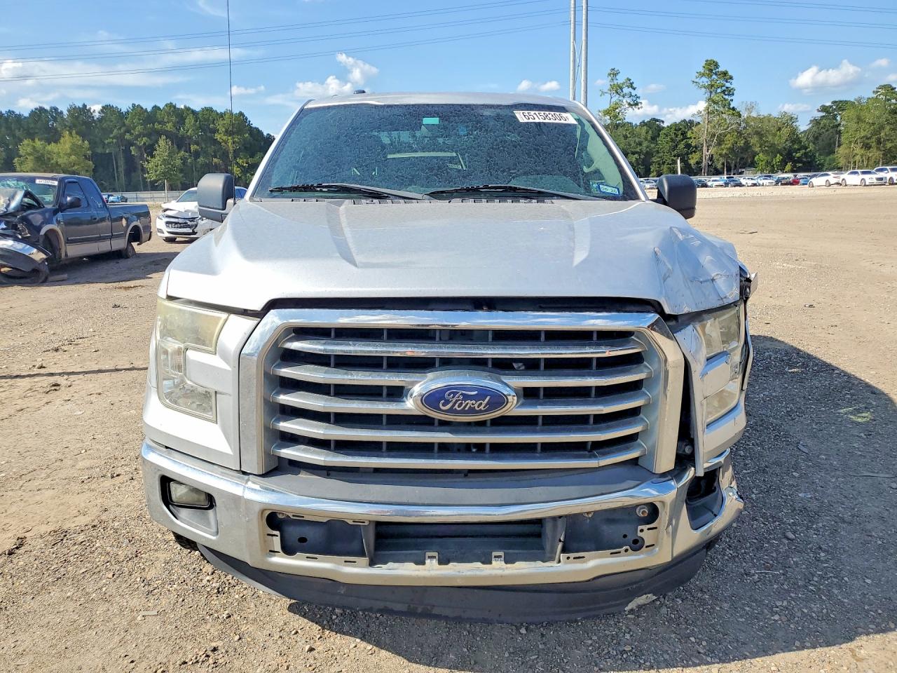 2015 Ford F150 Supercrew Silver vin: 1FTEW1CP8FKD88496