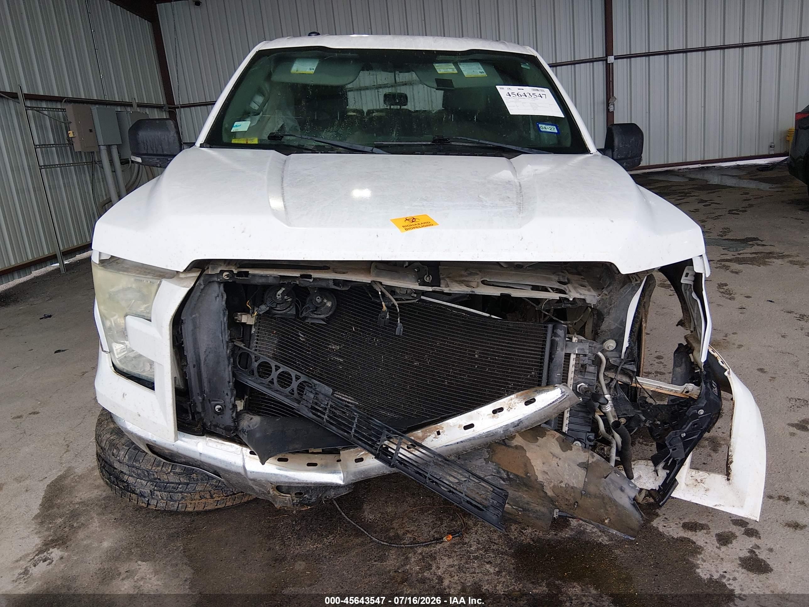 2015 Ford F-150 Xlt White vin: 1FTEW1CP8FKF02707
