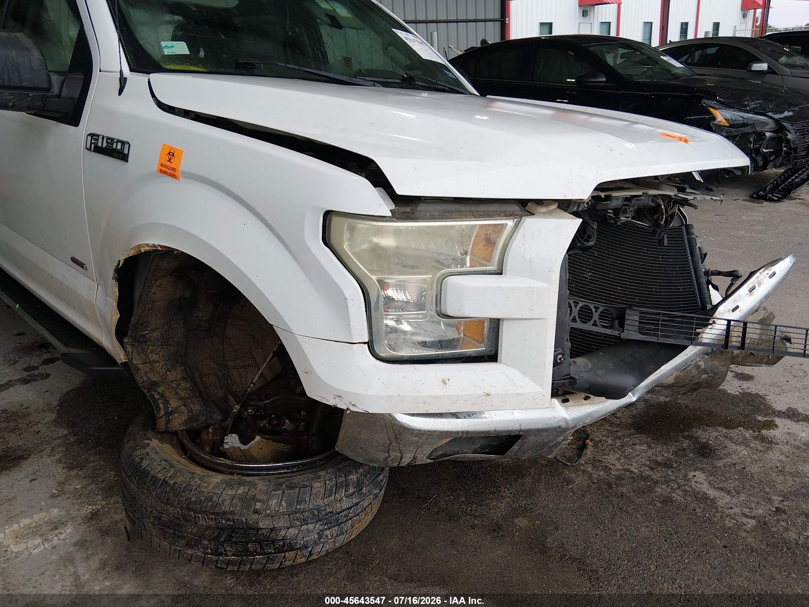 2015 Ford F-150 Xlt White vin: 1FTEW1CP8FKF02707