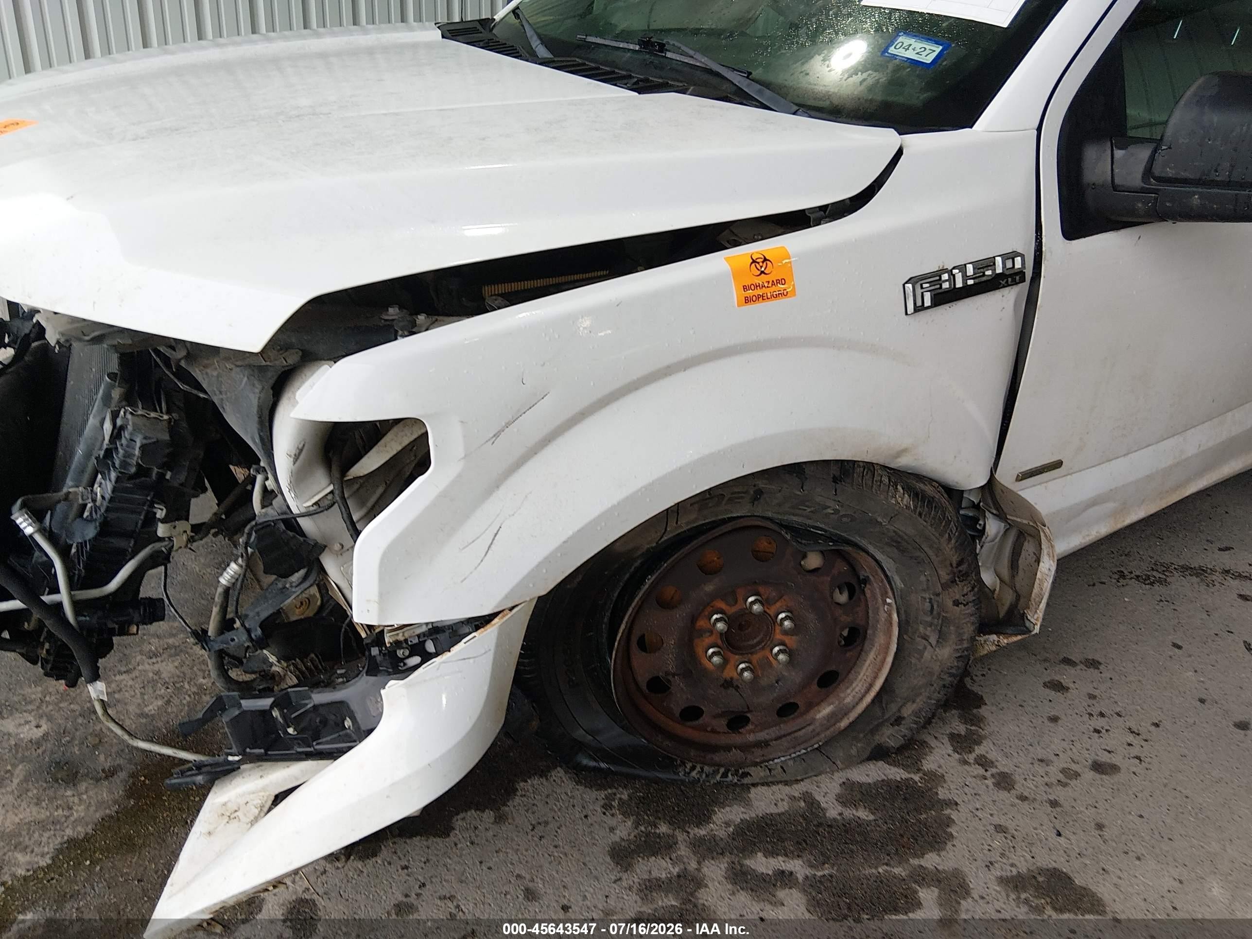 2015 Ford F-150 Xlt White vin: 1FTEW1CP8FKF02707