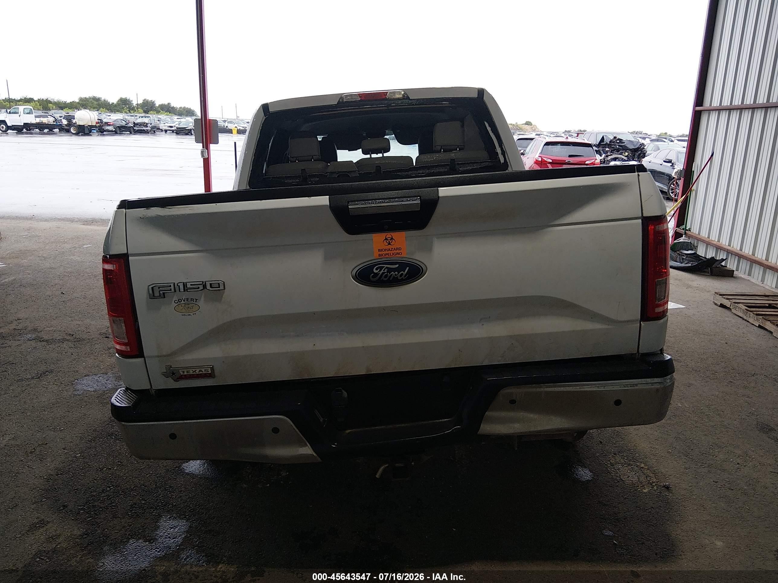 2015 Ford F-150 Xlt White vin: 1FTEW1CP8FKF02707
