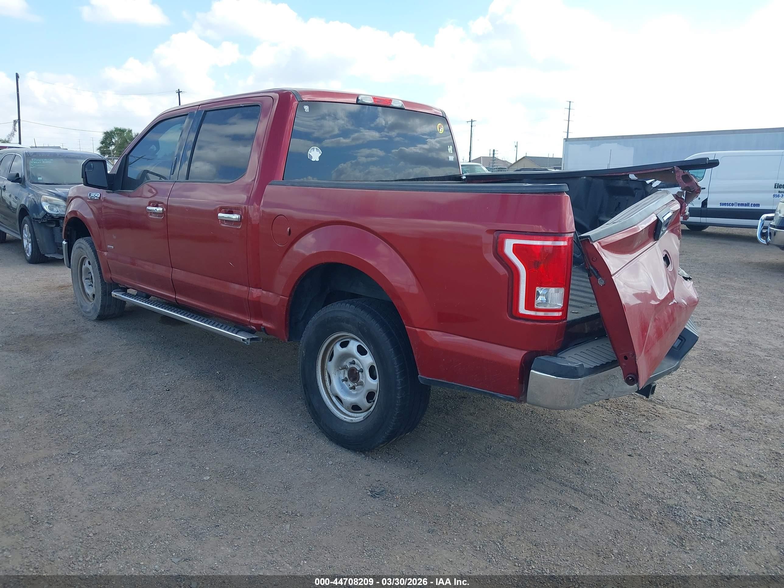 2016 Ford F-150 Xlt Красный vin: 1FTEW1CP8GKD99497