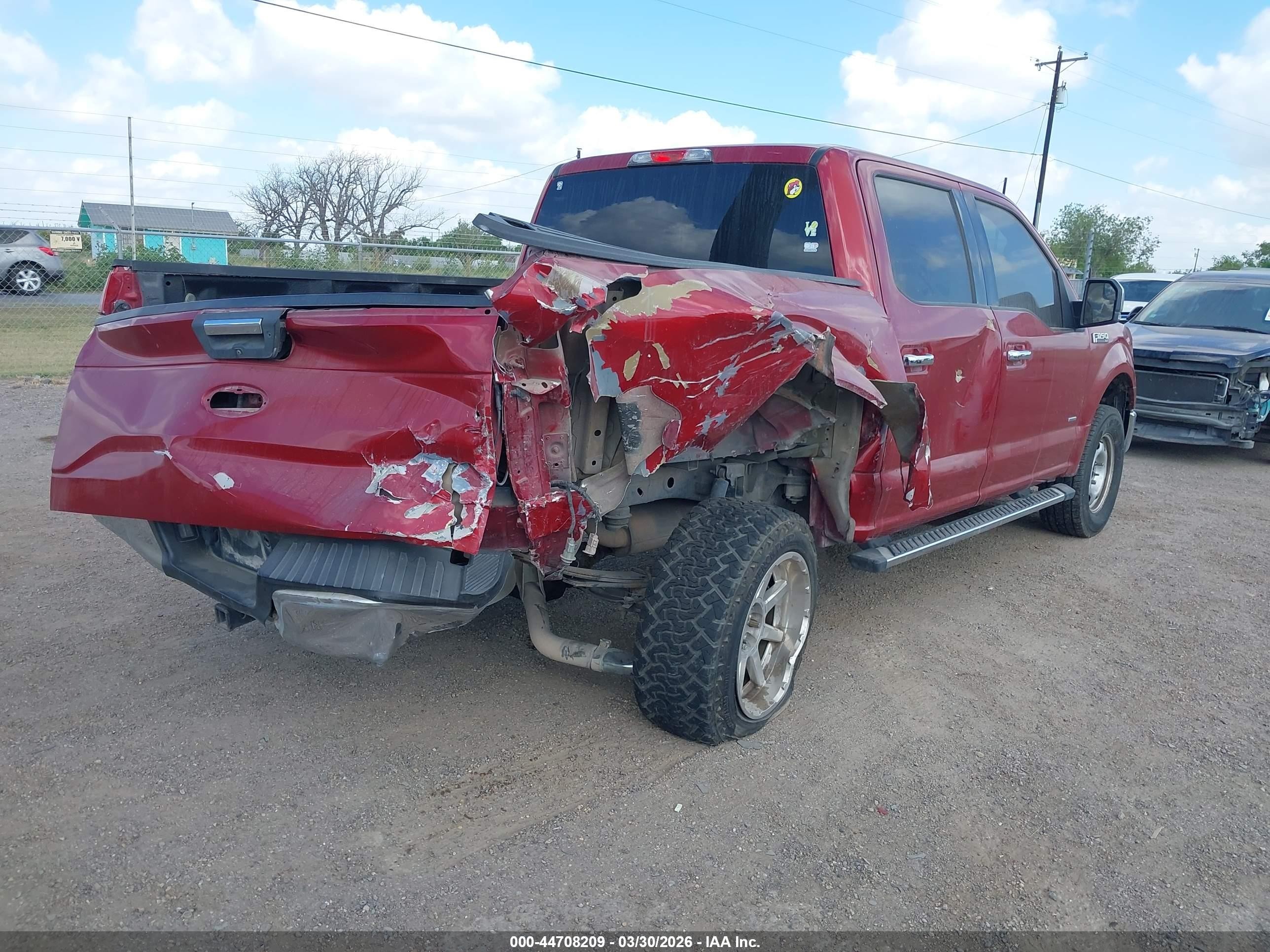 2016 Ford F-150 Xlt Красный vin: 1FTEW1CP8GKD99497