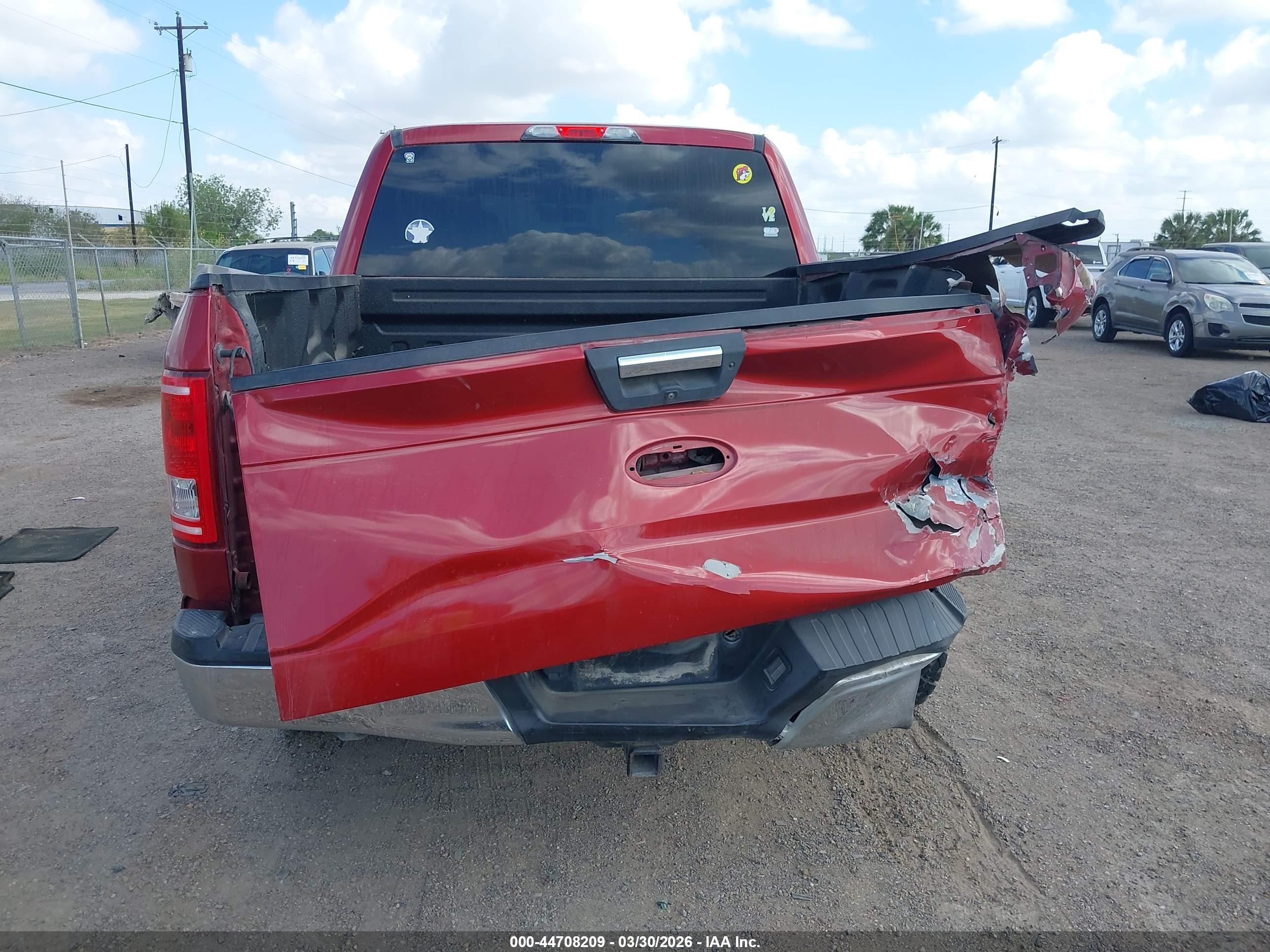 2016 Ford F-150 Xlt Красный vin: 1FTEW1CP8GKD99497