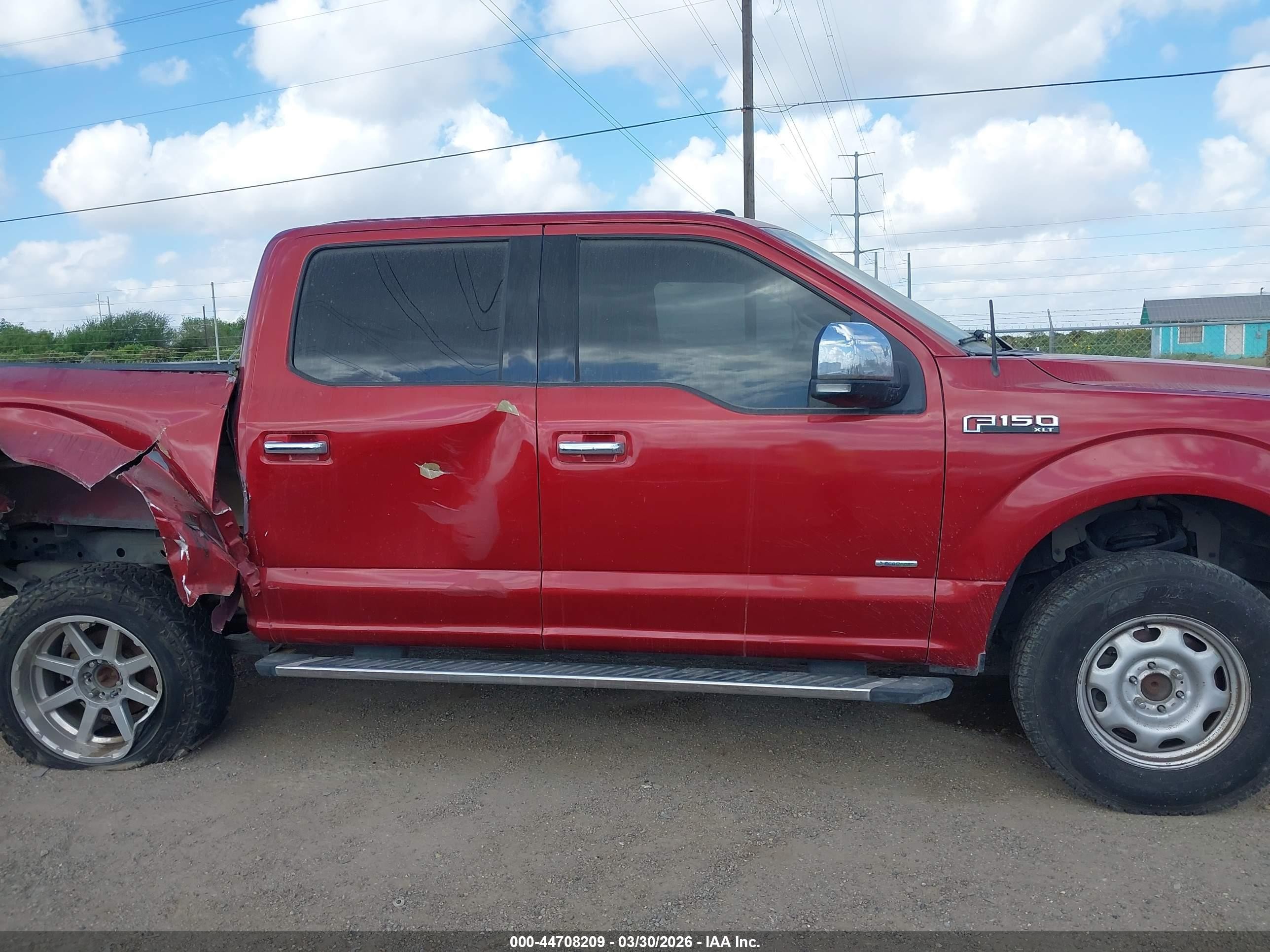2016 Ford F-150 Xlt Красный vin: 1FTEW1CP8GKD99497