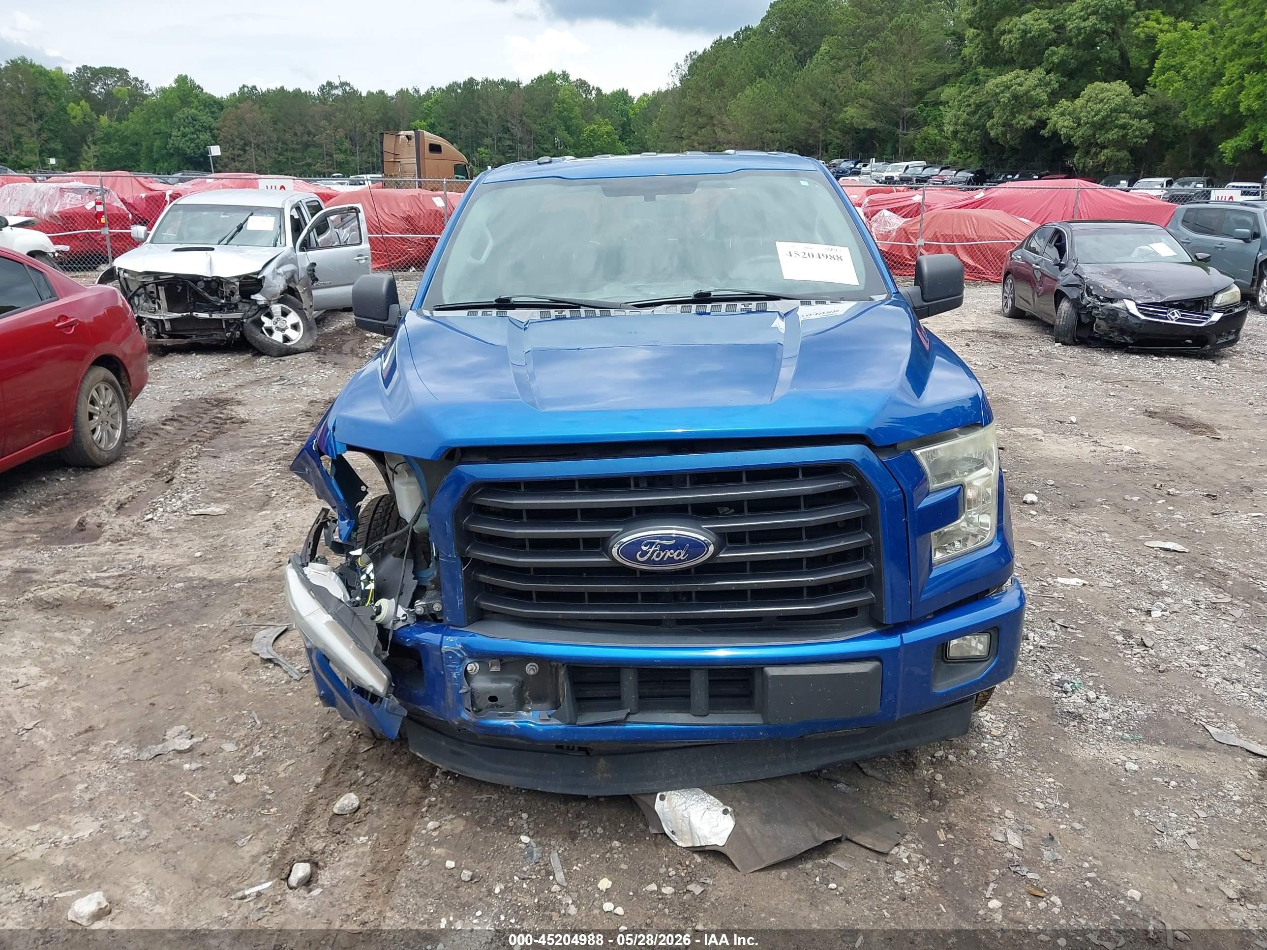 2017 Ford F-150 Xl Blue vin: 1FTEW1CP8HFA50639