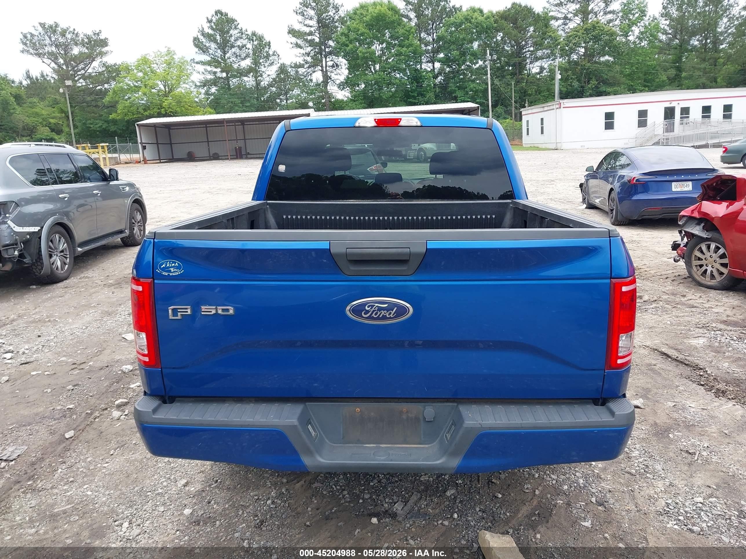 2017 Ford F-150 Xl Blue vin: 1FTEW1CP8HFA50639