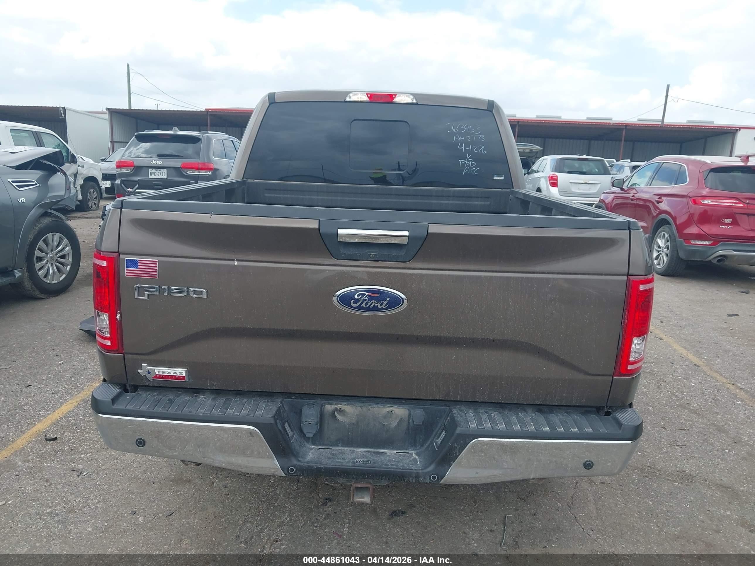 2017 Ford F-150 Xlt Brown vin: 1FTEW1CP8HKC81788