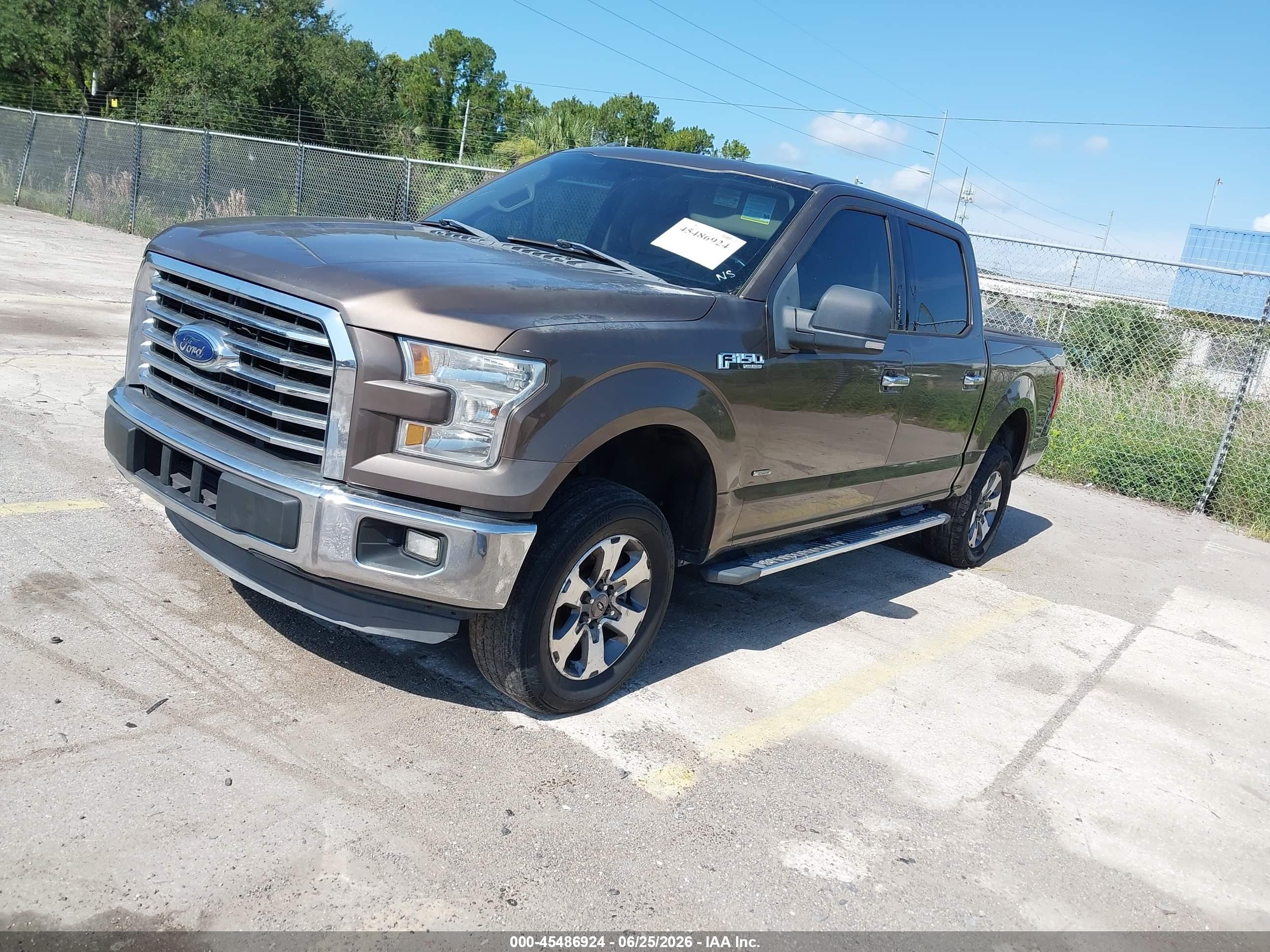 2015 Ford F-150 Lariat/xl/xlt Brown vin: 1FTEW1CP9FFB38550