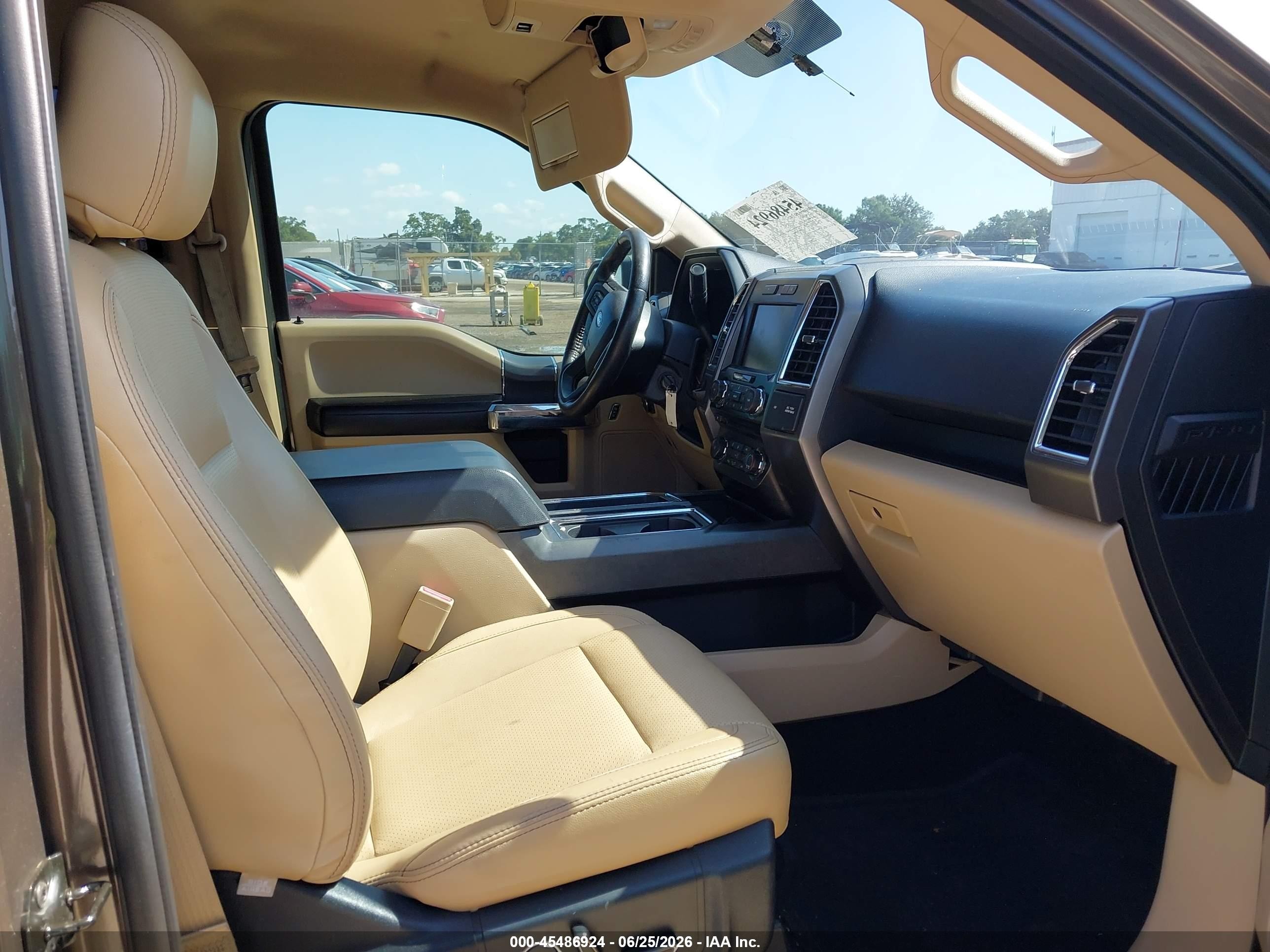 2015 Ford F-150 Lariat/xl/xlt Brown vin: 1FTEW1CP9FFB38550