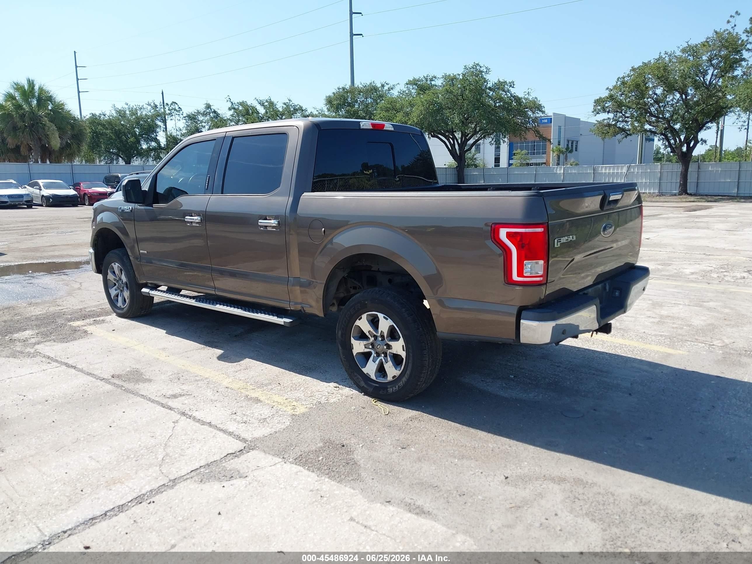 2015 Ford F-150 Lariat/xl/xlt Brown vin: 1FTEW1CP9FFB38550