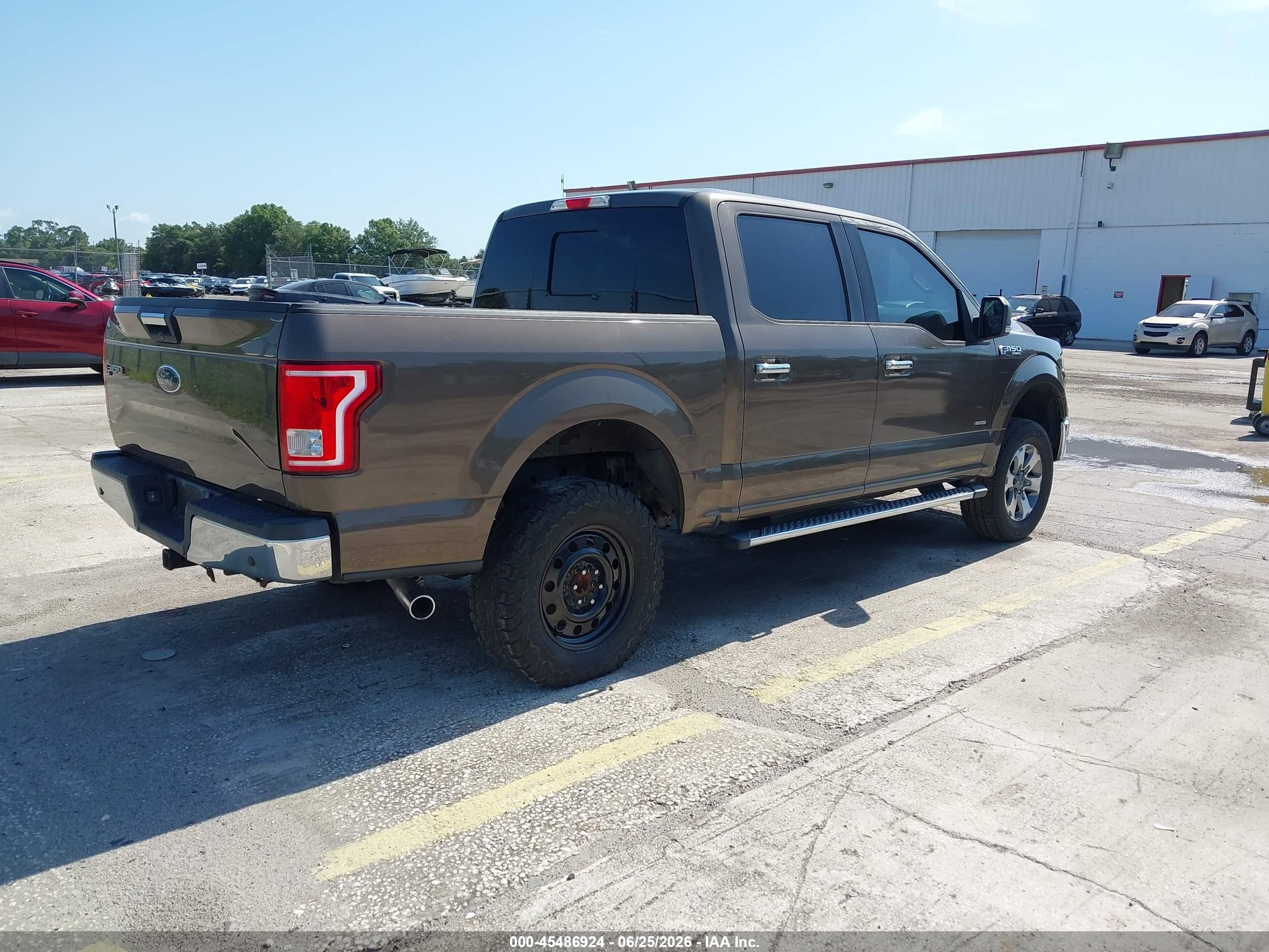 2015 Ford F-150 Lariat/xl/xlt Brown vin: 1FTEW1CP9FFB38550