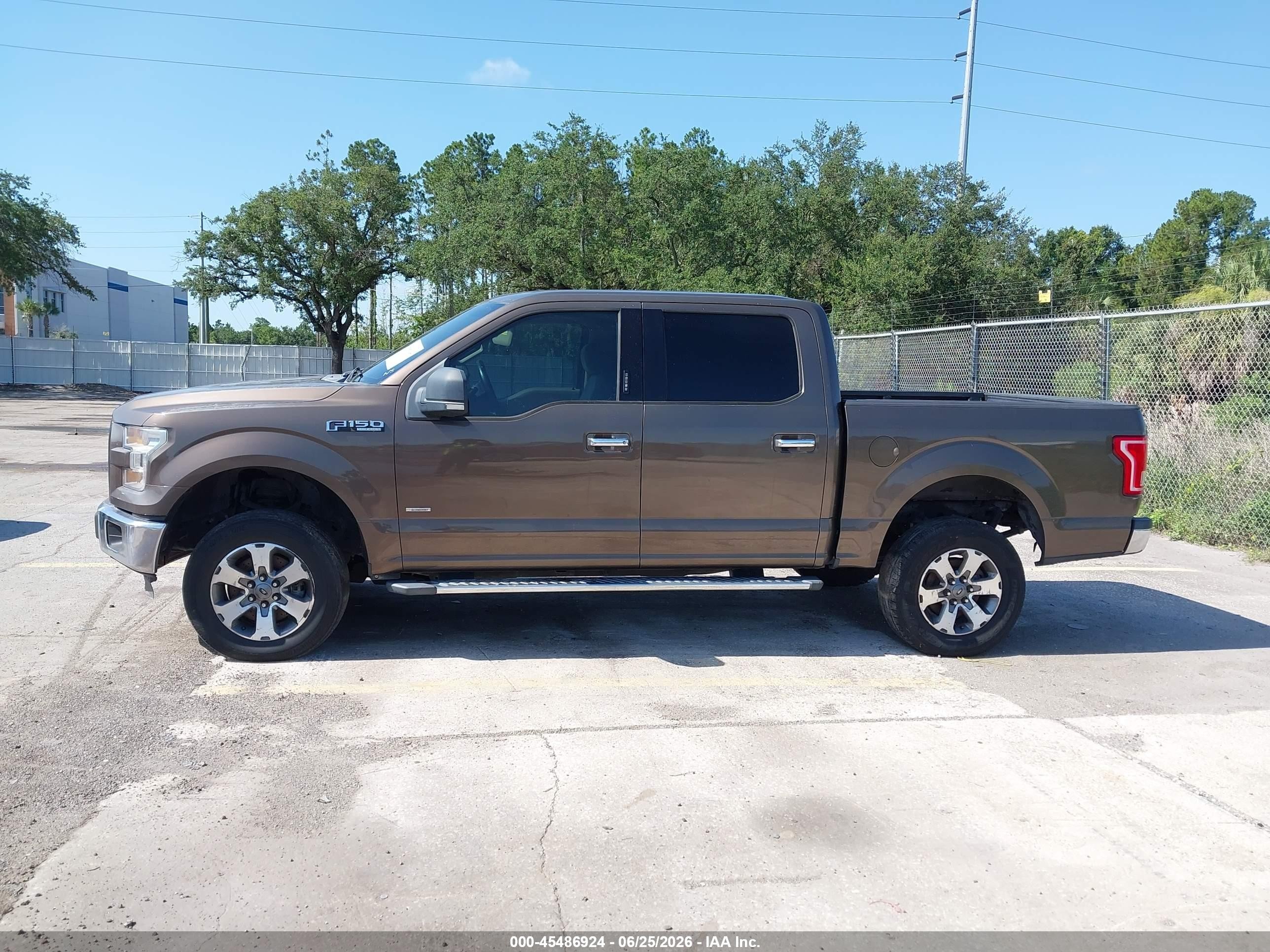 2015 Ford F-150 Lariat/xl/xlt Brown vin: 1FTEW1CP9FFB38550