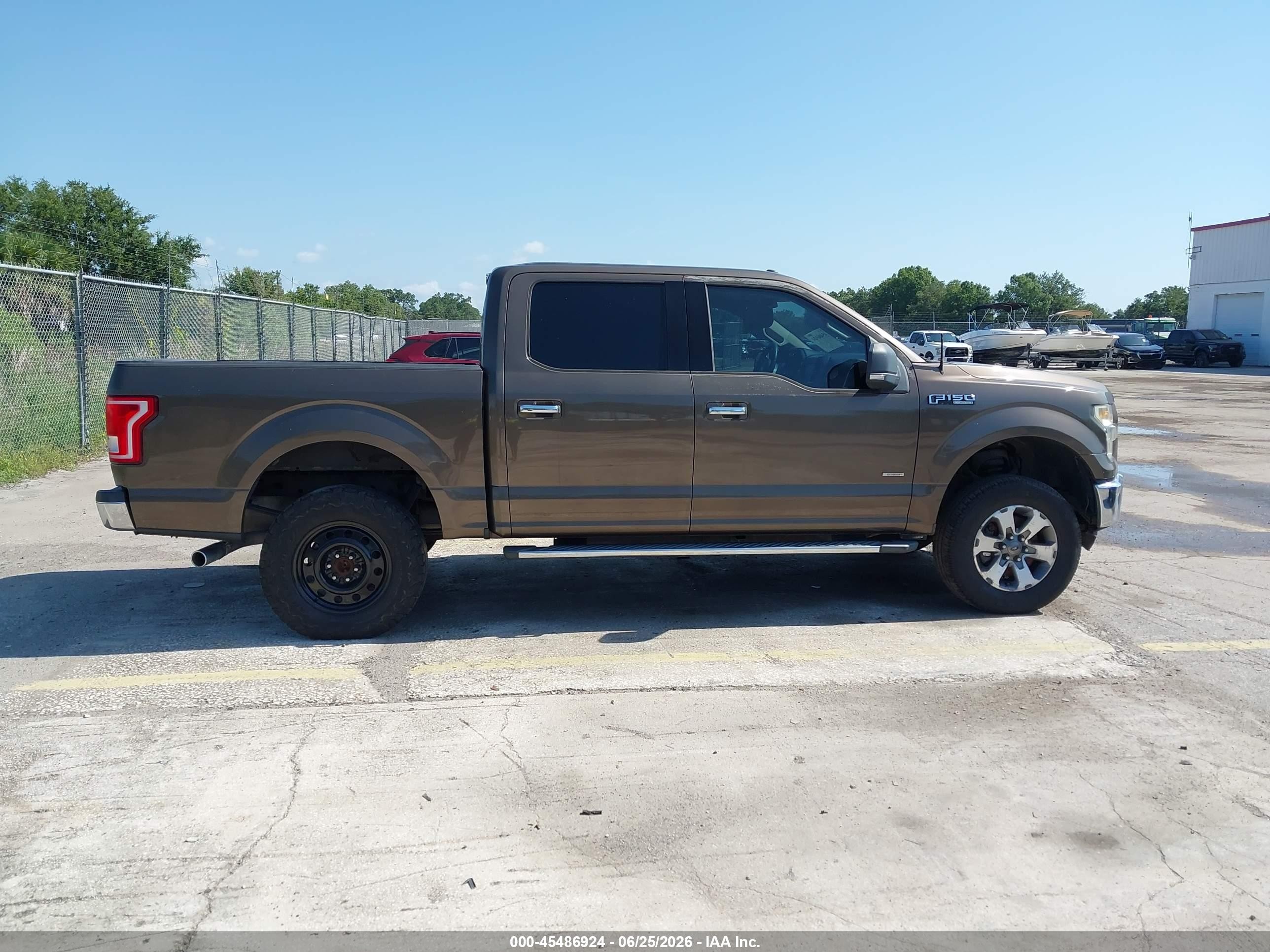 2015 Ford F-150 Lariat/xl/xlt Brown vin: 1FTEW1CP9FFB38550