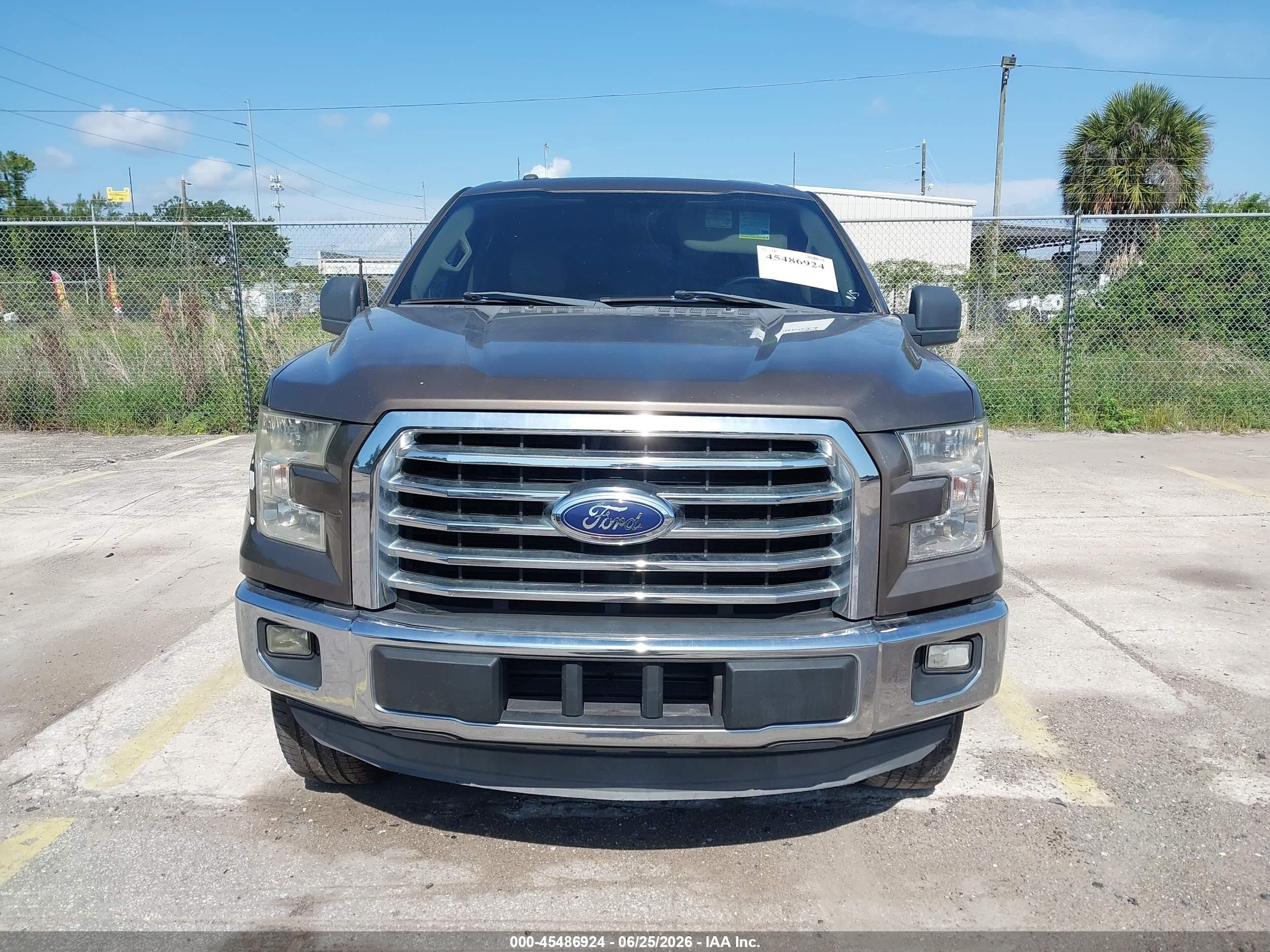 2015 Ford F-150 Lariat/xl/xlt Brown vin: 1FTEW1CP9FFB38550